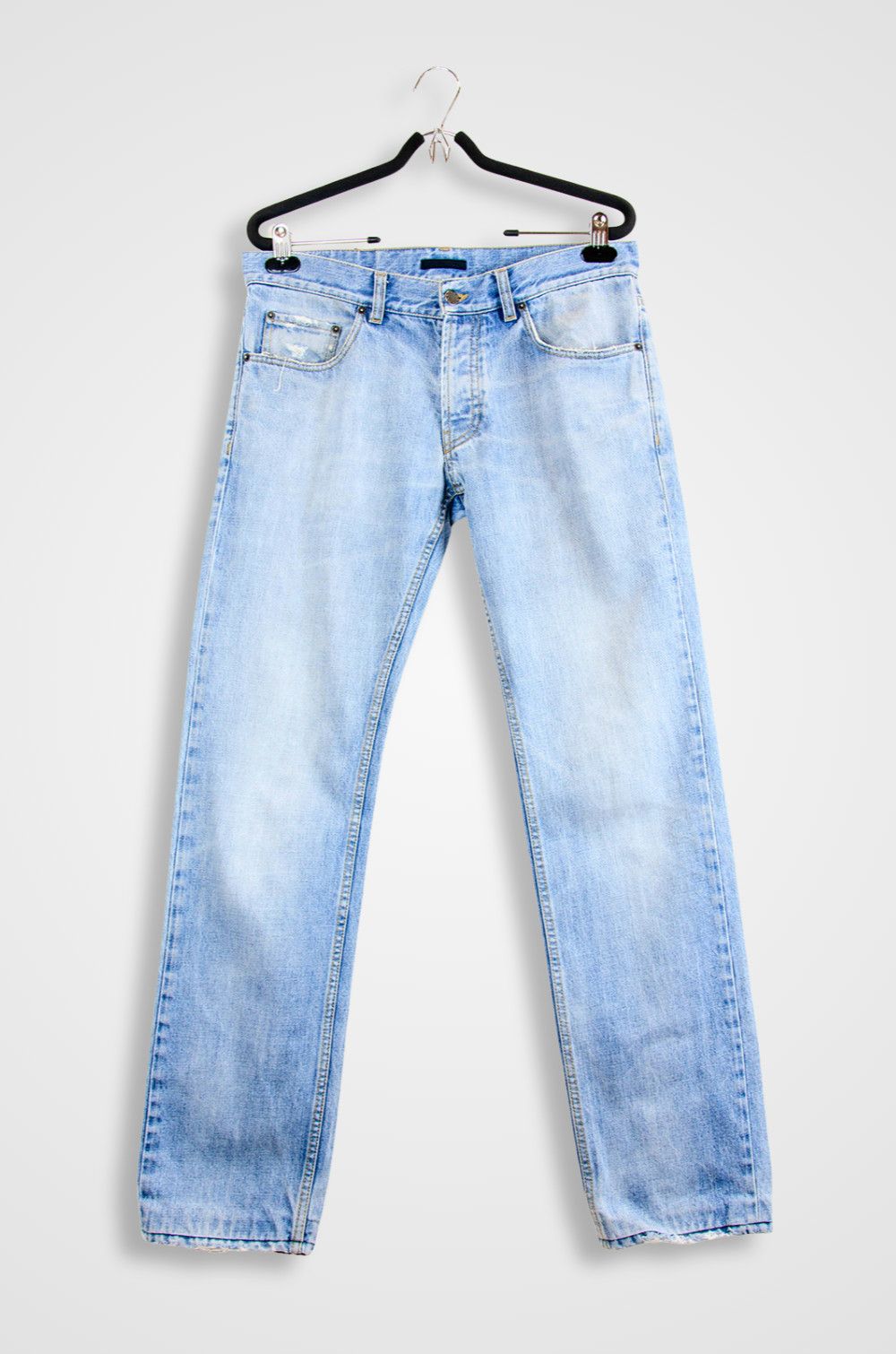 Prada Prada Light Wash Straight Leg Jeans Size 32 Size US 32 / EU 48 - 1 Thumbnail