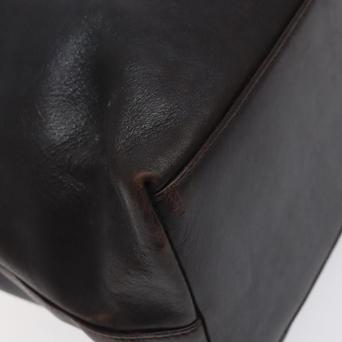Gucci GUCCI Bamboo Hand Bag Leather Dark Brown Gold Size ONE SIZE - 13 Thumbnail
