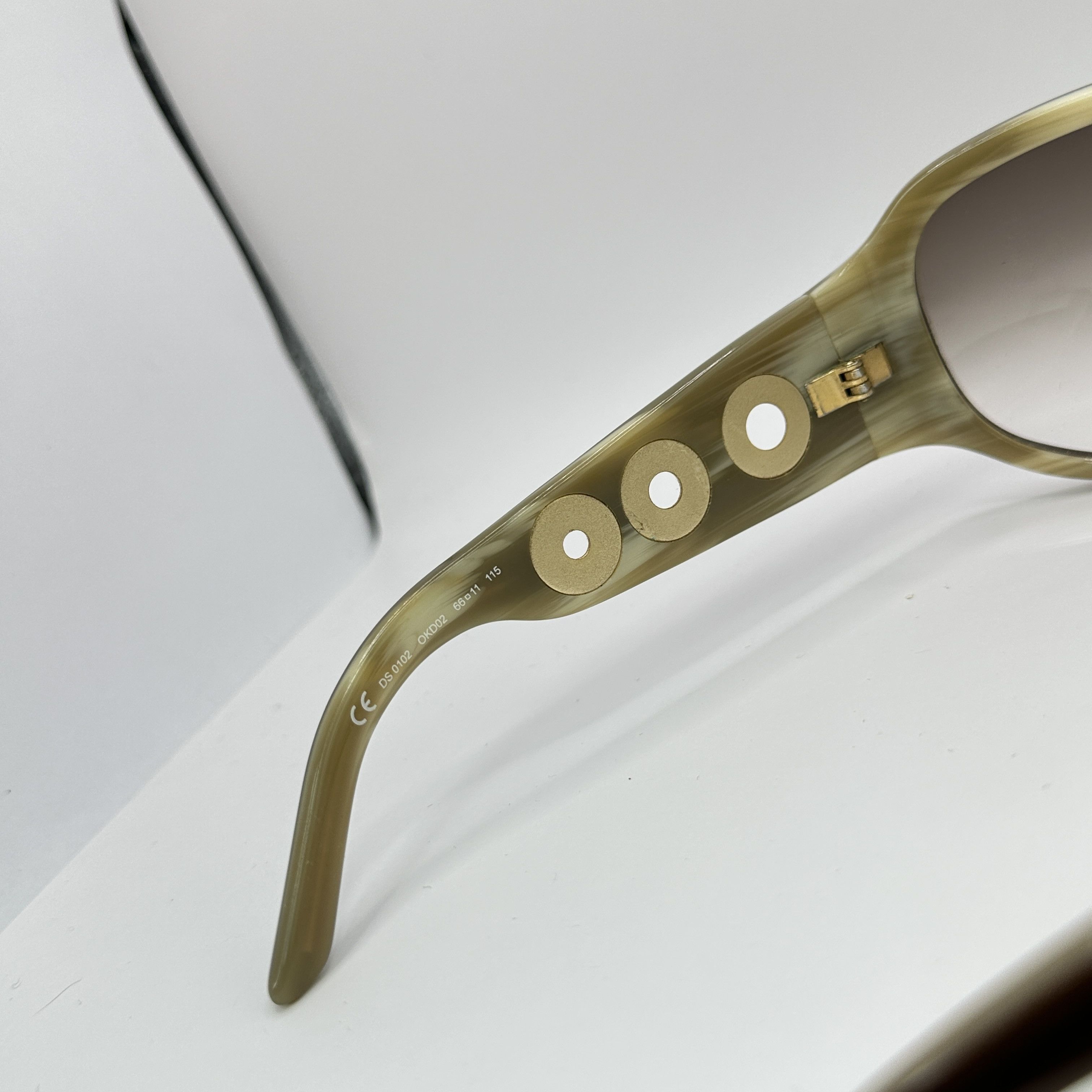 Diesel × Vintage intage Diesel Cut Out Eyelets 00s Sunglasses Size ONE SIZE - 7 Thumbnail