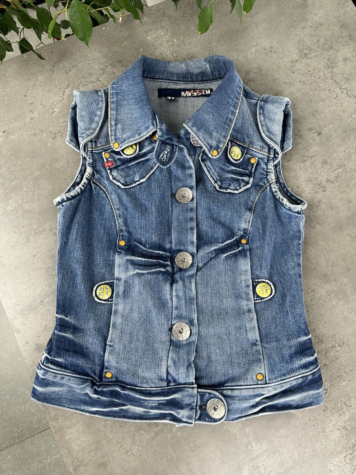Miss Sixty Miss Sixty Denim Vest Size M / US 6-8 / IT 42-44 - 1 Thumbnail