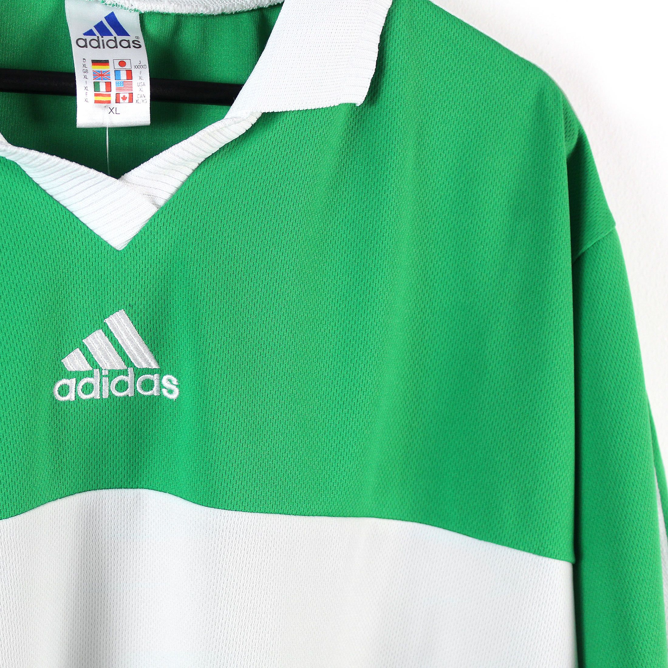 Adidas NOS 90s vintage adidas EQT Equipment Stripe t-shirt jersey Size US XL / EU 56 / 4 - 3 Thumbnail