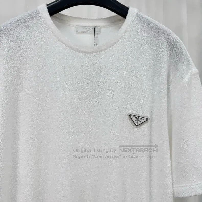 Prada Prada Towel triangle label short sleeves Size US L / EU 52-54 / 3 - 3 Thumbnail