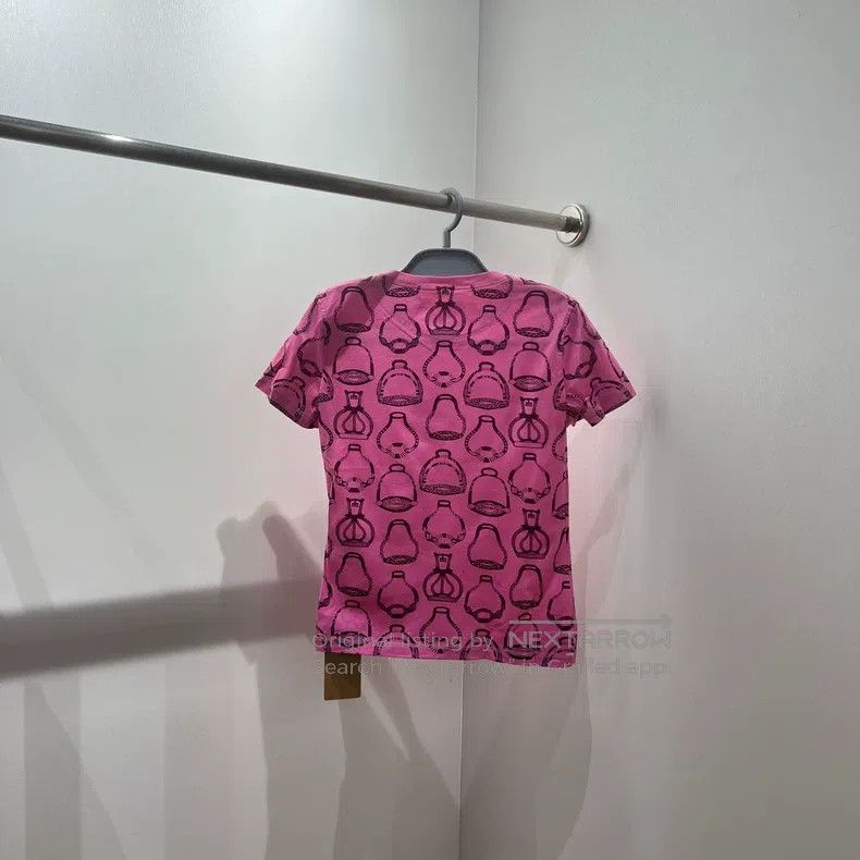 Hermes Hermes All-Over Printed Pattern Round Neck Pullover Short Size XS / US 0-2 / IT 36-38 - 2 Thumbnail