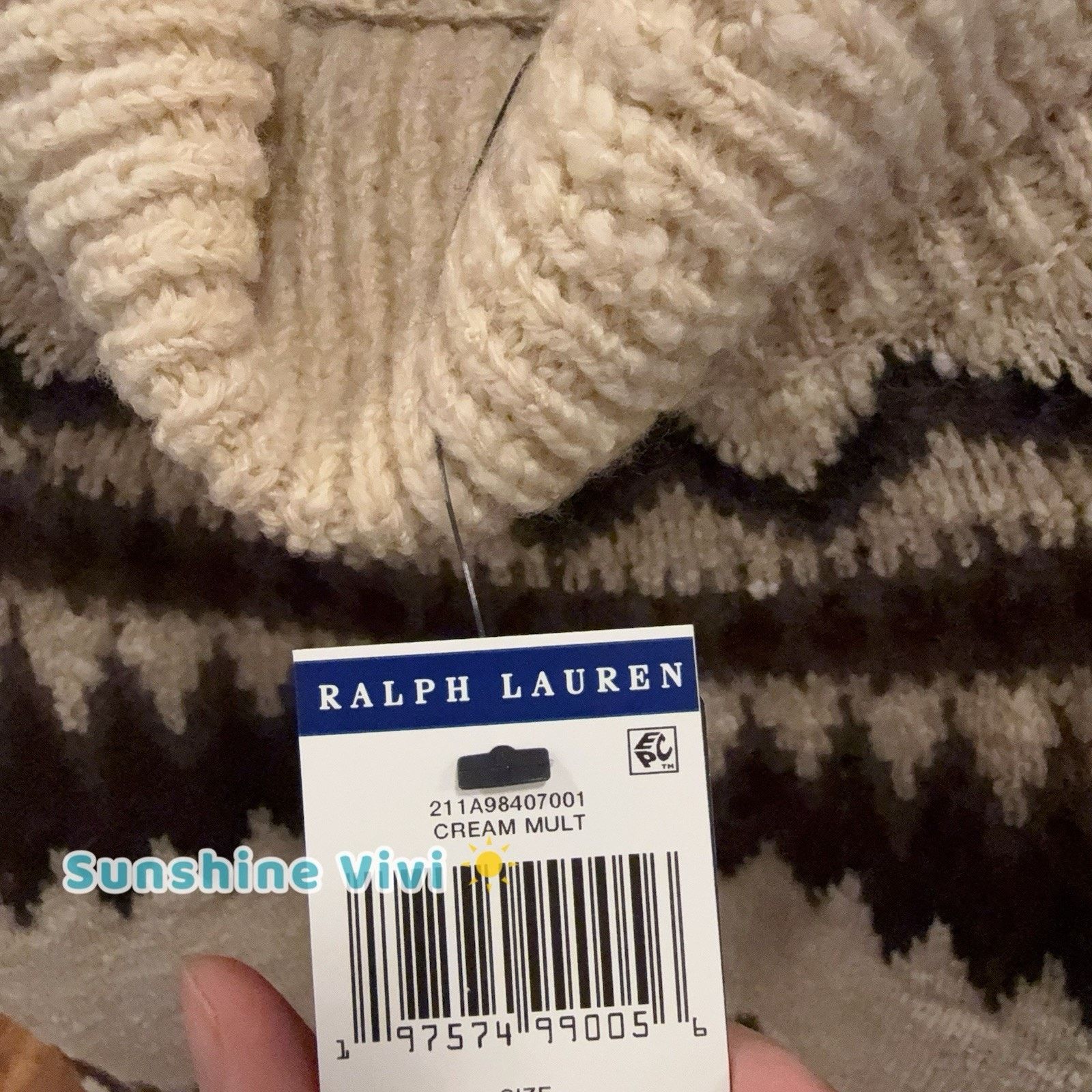 Polo Ralph Lauren NWT Polo Ralph Lauren Fair Isle Wool Blend Turtleneck Woman Size M / US 6-8 / IT 42-44 - 2 Thumbnail