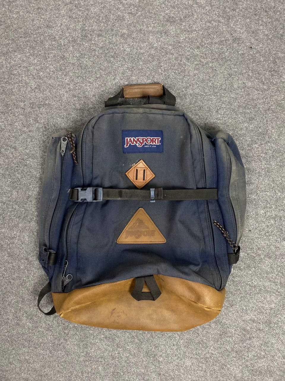 Avant Garde Jansport Made In Usa vintage jansport made in usa leather bottom backpack Grailed