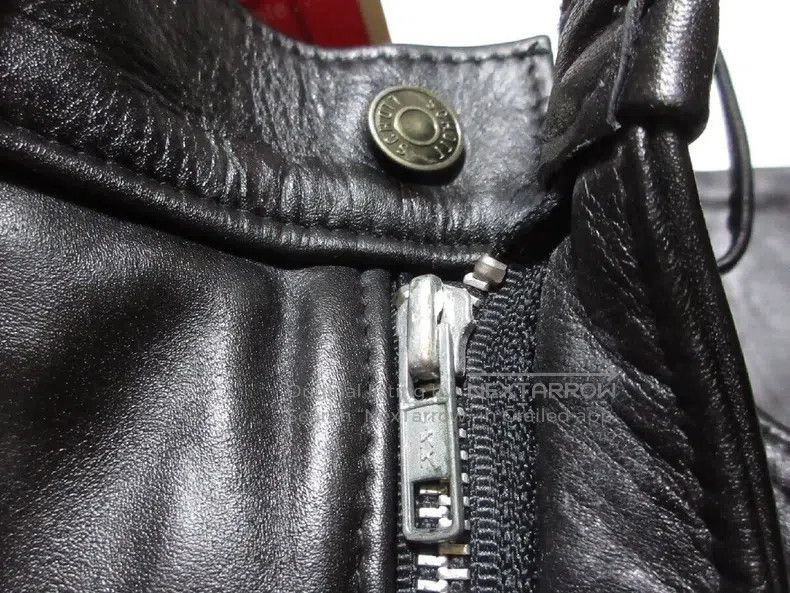 Schott Schott Leather pants, heavy cowhide Size US 28 / EU 44 - 5 Thumbnail