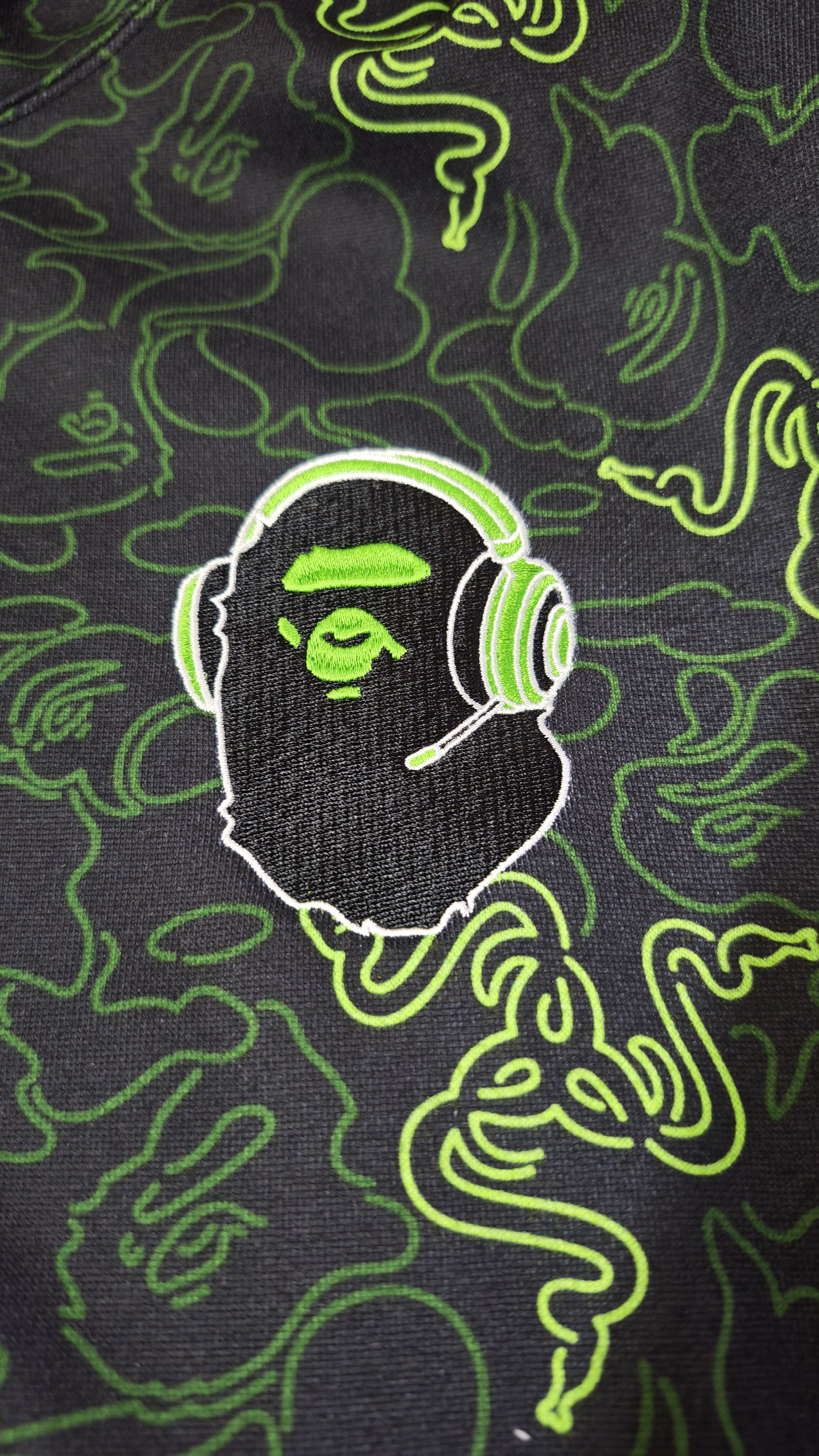 Bape Bape X Razer shark hoodie Size L Size US L / EU 52-54 / 3 - 3 Thumbnail