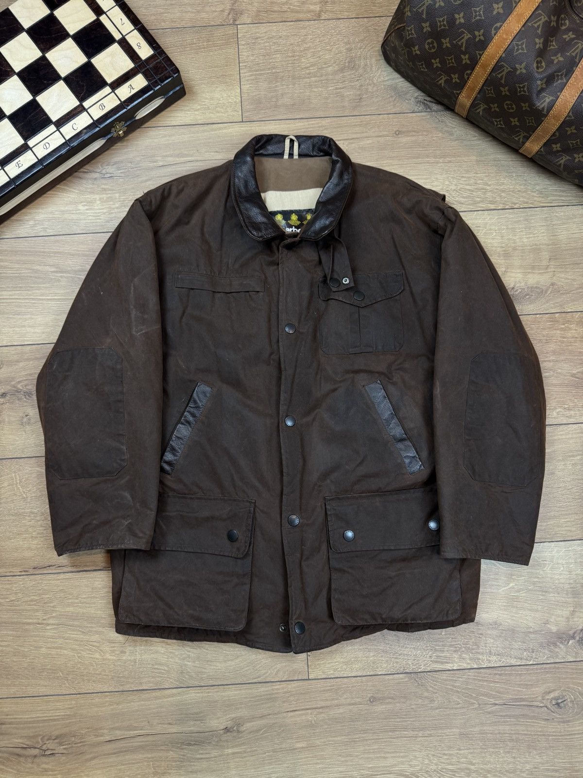 Barbour Barbour Waxed Bushman jacket original streetwear retro item Size US L / EU 52-54 / 3 - 1 Thumbnail