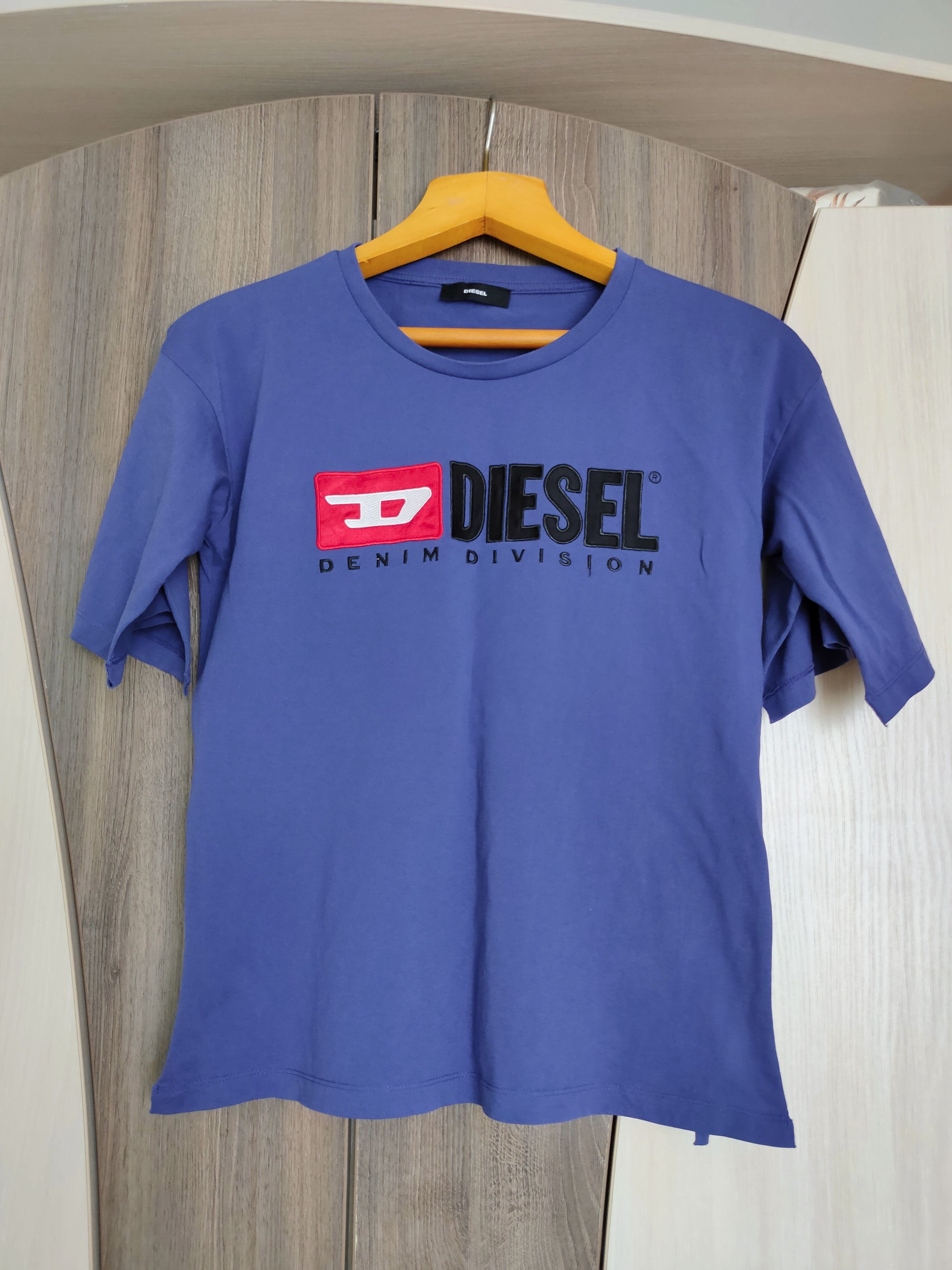 Diesel Diesel Denim Division Purple Big Logo Tee Womens T-Shirt dsl Size M / US 6-8 / IT 42-44 - 11 Thumbnail