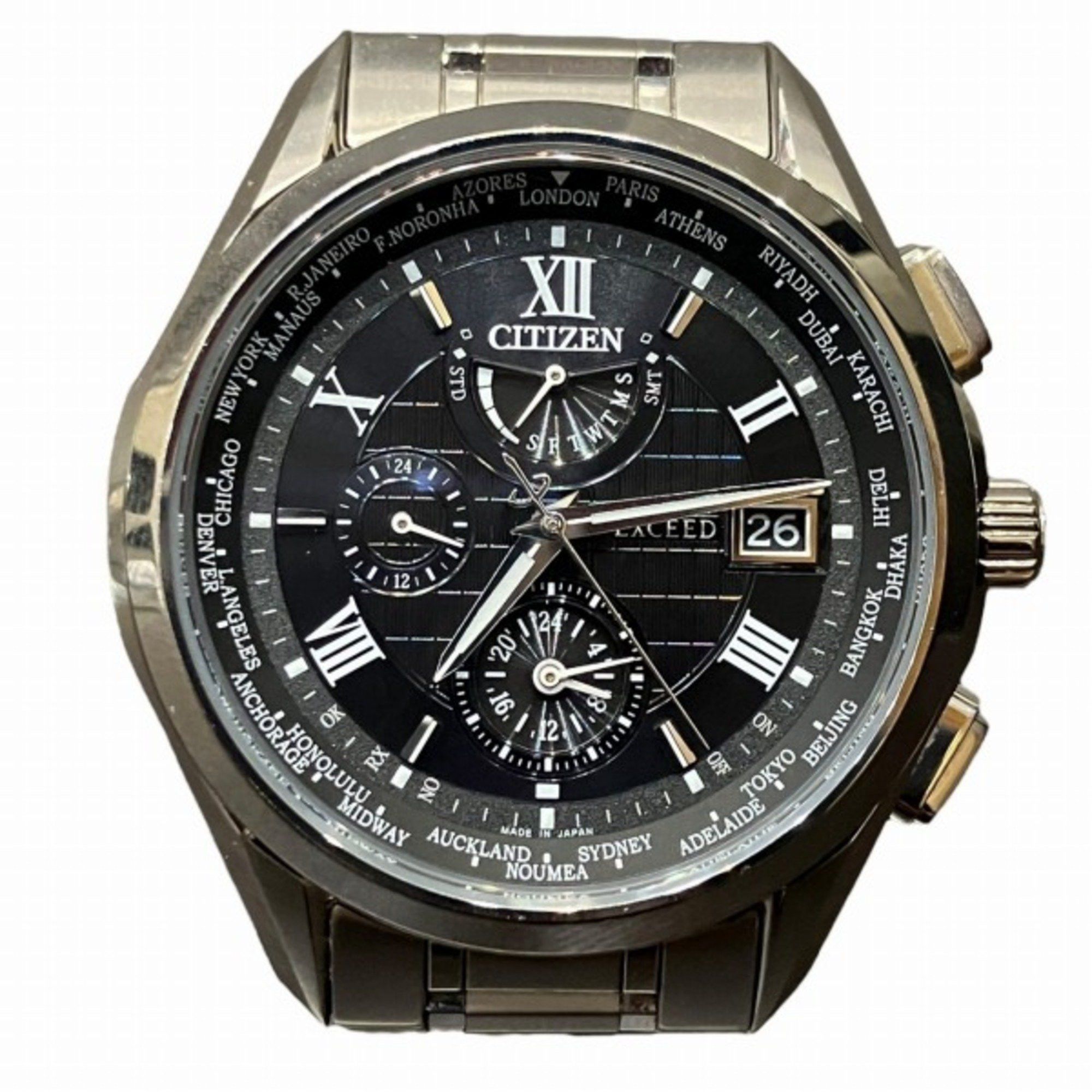 Citizen Citizen Exceed H820-T023916 Radio Solar Watch Men's Size ONE SIZE - 1 Thumbnail