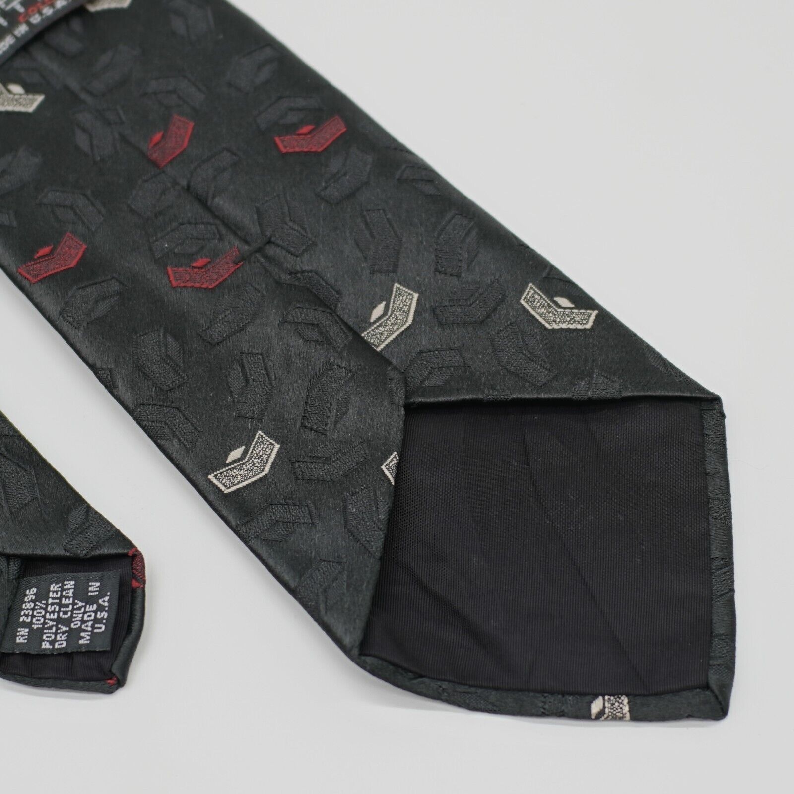 Vintage The American Edition Collection Black Red Woven Abstract Sho Size ONE SIZE - 5 Thumbnail