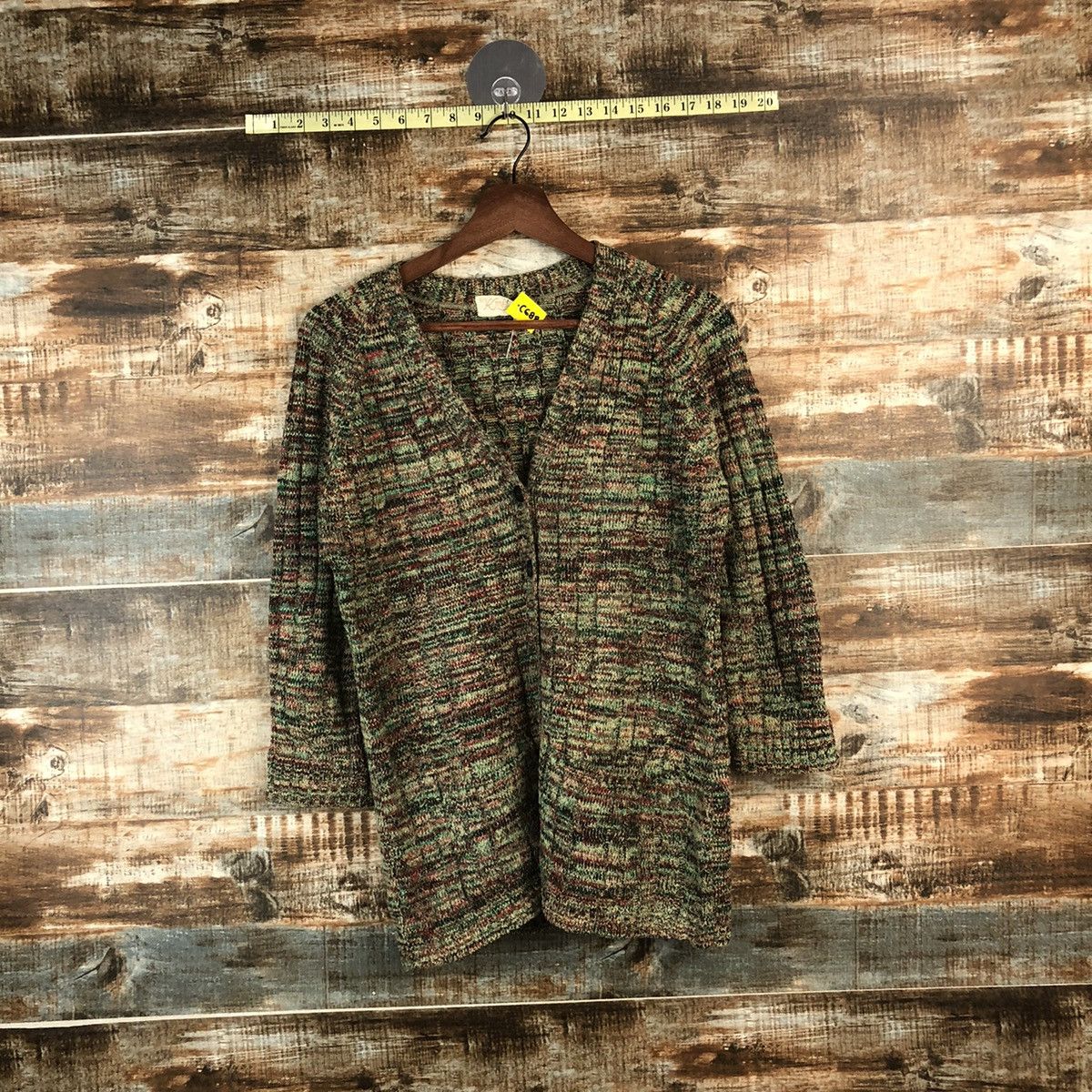 Other DL Knit japan vintage Green Cardigan Knitwear #C688 Size M / US 6-8 / IT 42-44 - 1 Thumbnail