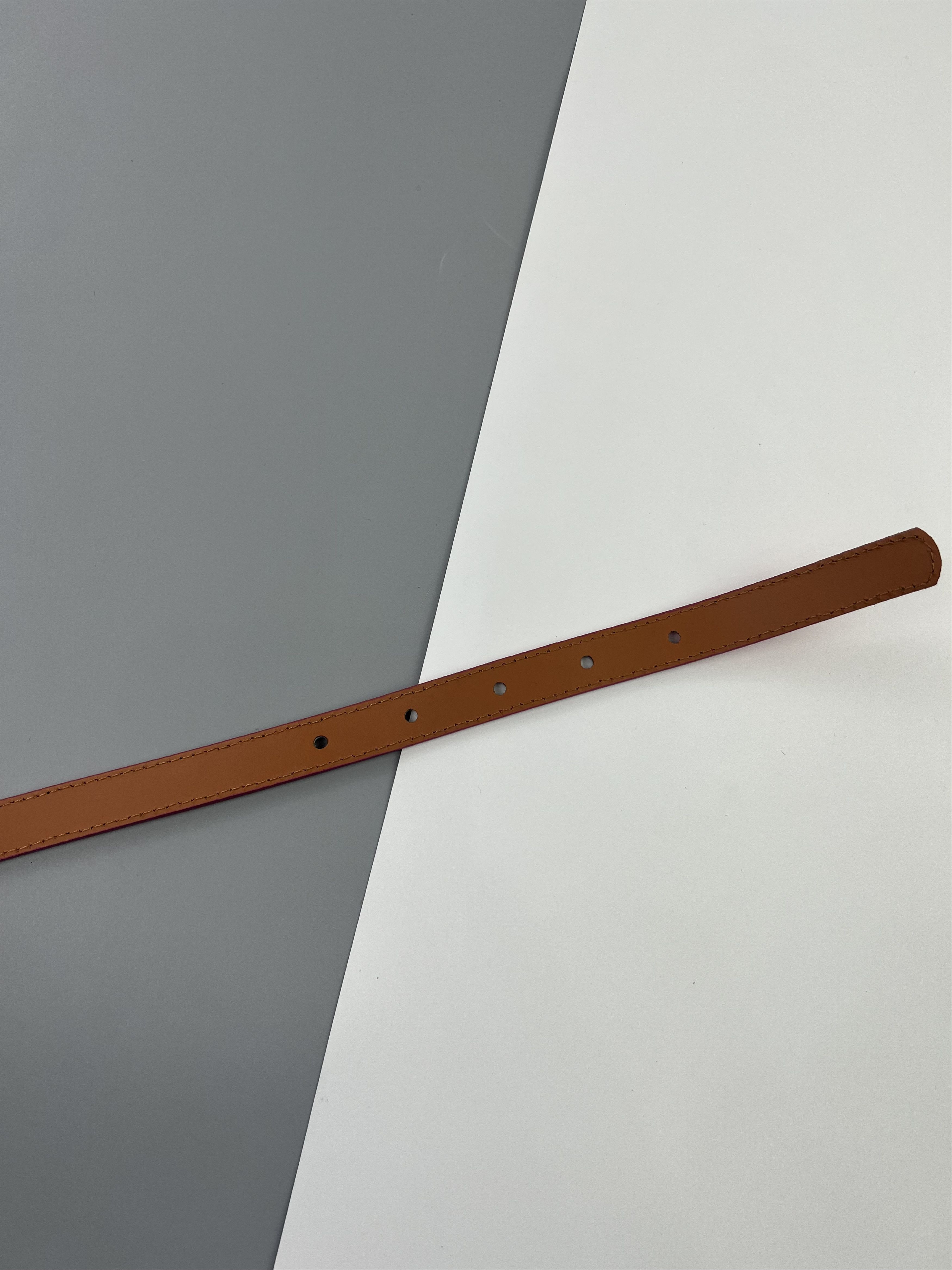 Designer Maison Boinet Pink Leather Belt Size 90/36 Made in France Size ONE SIZE - 5 Thumbnail