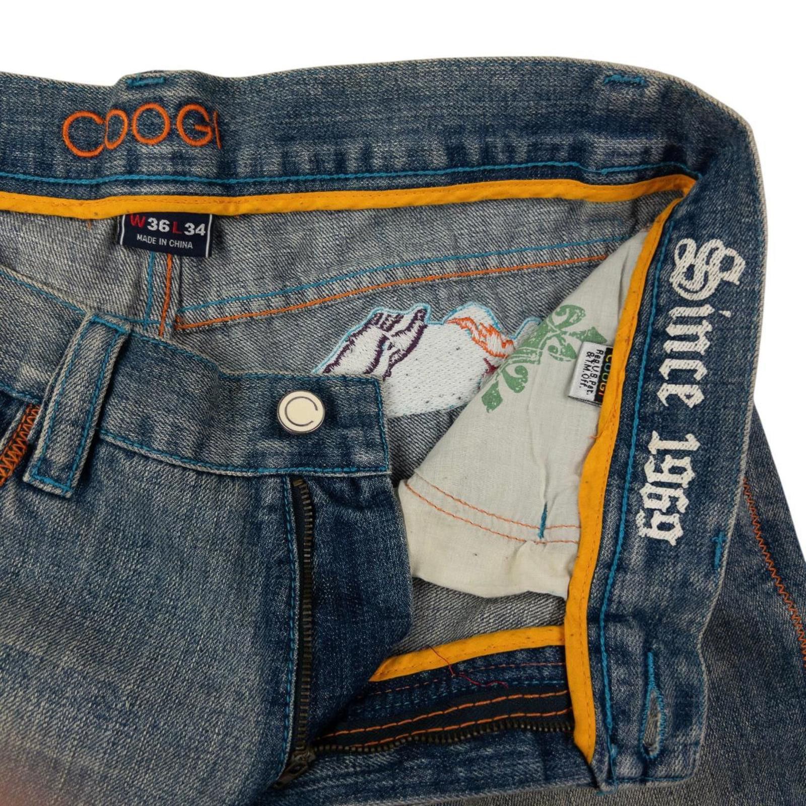 Coogi Vintage Coogi Embroidered Landscape Denim Jeans Size W38 Size US 38 / EU 54 - 6 Thumbnail