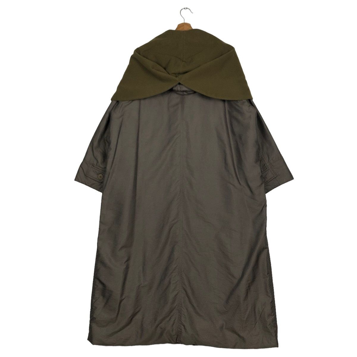 Issey Miyake 🔥VINTAGE WINDCOAT ISSEY MIYAKE LONG JACKET DOUBLE BREAST Size US M / EU 48-50 / 2 - 10 Thumbnail