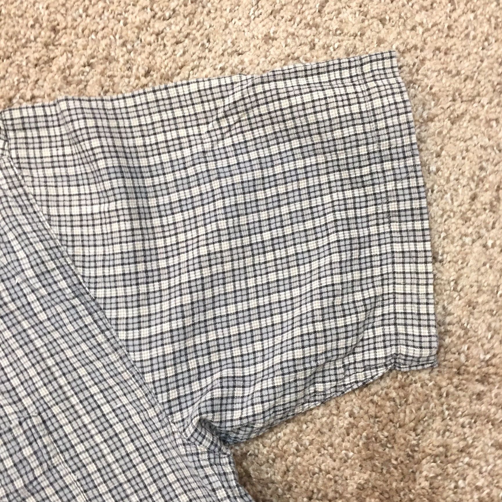 Dockers DOCKERS Shirt Mens XL Blue Check Short Sleeve Button-Up Casual Size US XL / EU 56 / 4 - 5 Thumbnail