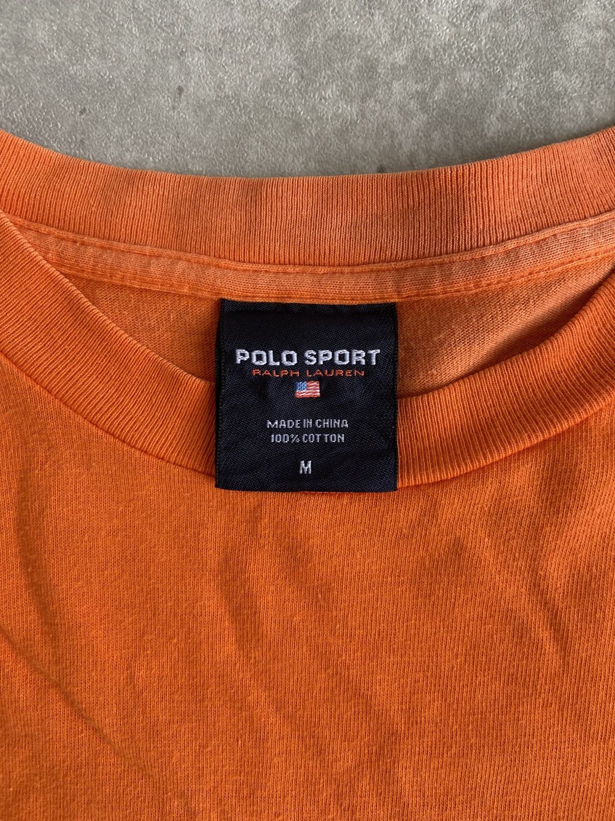 Polo Ralph Lauren × U.S. Polo Assn. × Vintage VTG Ralph Lauren Polo Sport Surf T Shirt Orange Size US M / EU 48-50 / 2 - 3 Thumbnail