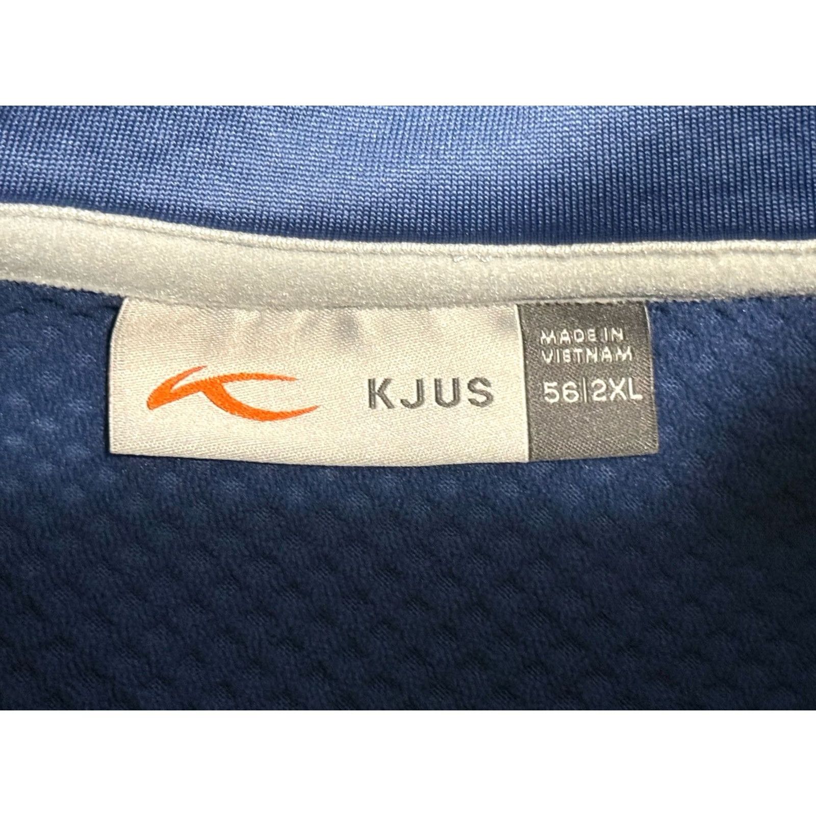 KJUS KJUS Pullover Mens 2XL Blue Black Diamond Fleece Half Zip Ski Raglan Layer Shirt Size US XXL / EU 58 / 5 - 6 Thumbnail