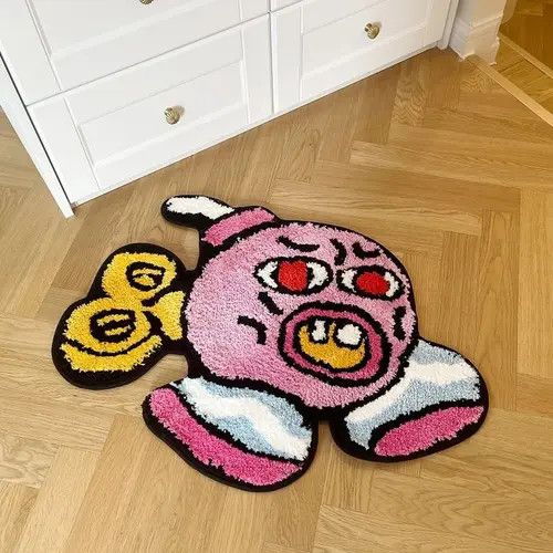 Handmade 3D Handmade Feeder Cherry Bomb Soft Rug Size ONE SIZE - 1 Thumbnail