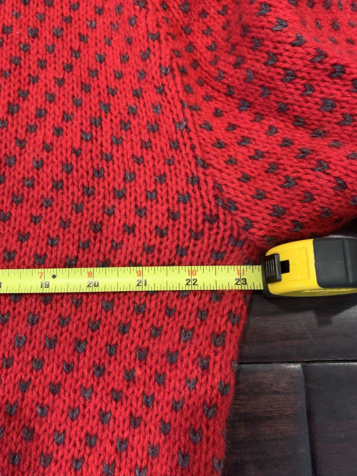 Vintage 90s Royal north mills outfitters red wool sweater Size US L / EU 52-54 / 3 - 7 Thumbnail