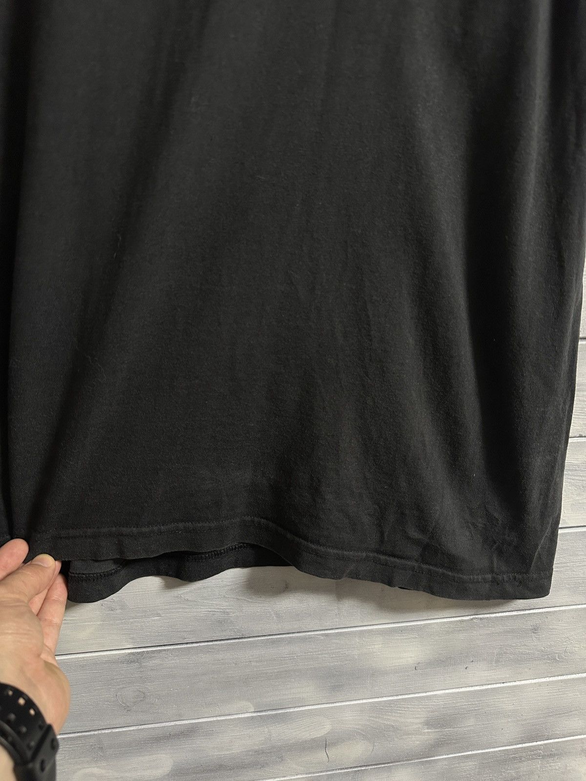 Nike Rare Vintage T-Shirt Nike Big Logo Swoosh Drill Y2K Size US XL / EU 56 / 4 - 8 Thumbnail