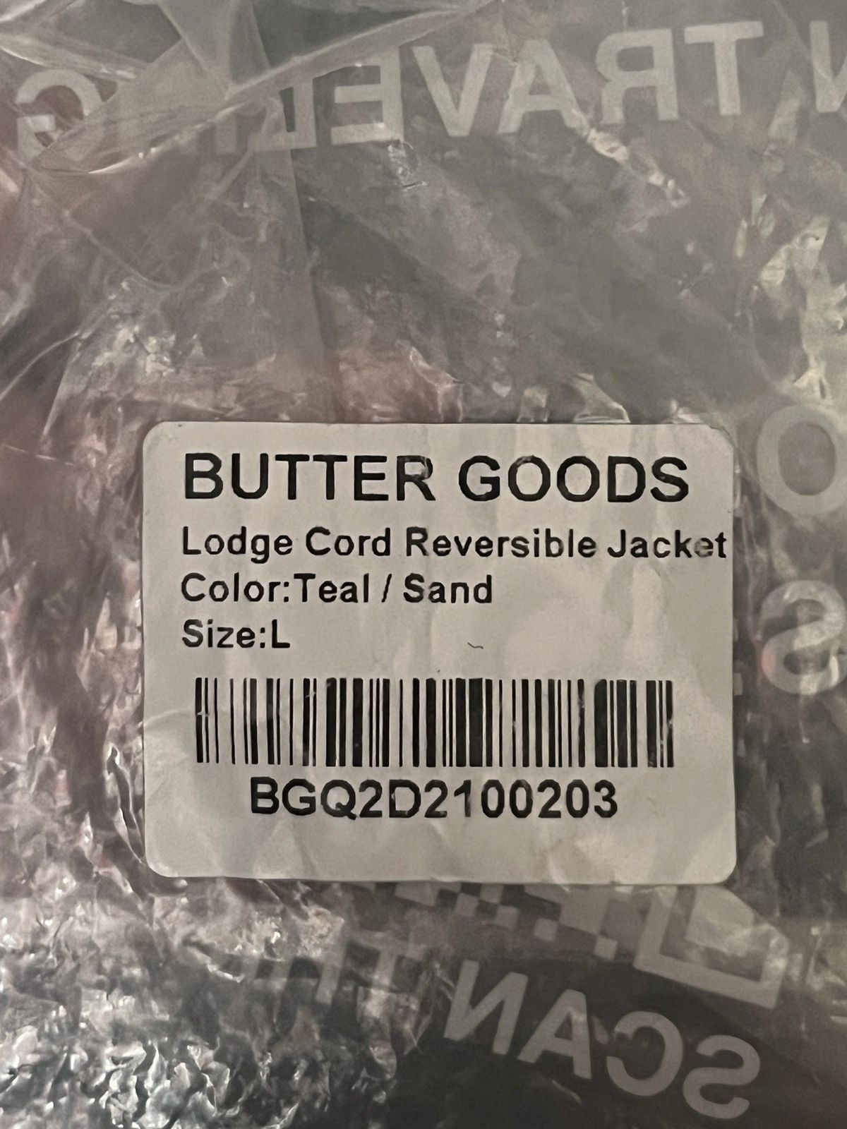 Butter Goods Butter Goods Lodge Corduroy Reversible Jacket Teal/Sand Size US L / EU 52-54 / 3 - 8 Thumbnail