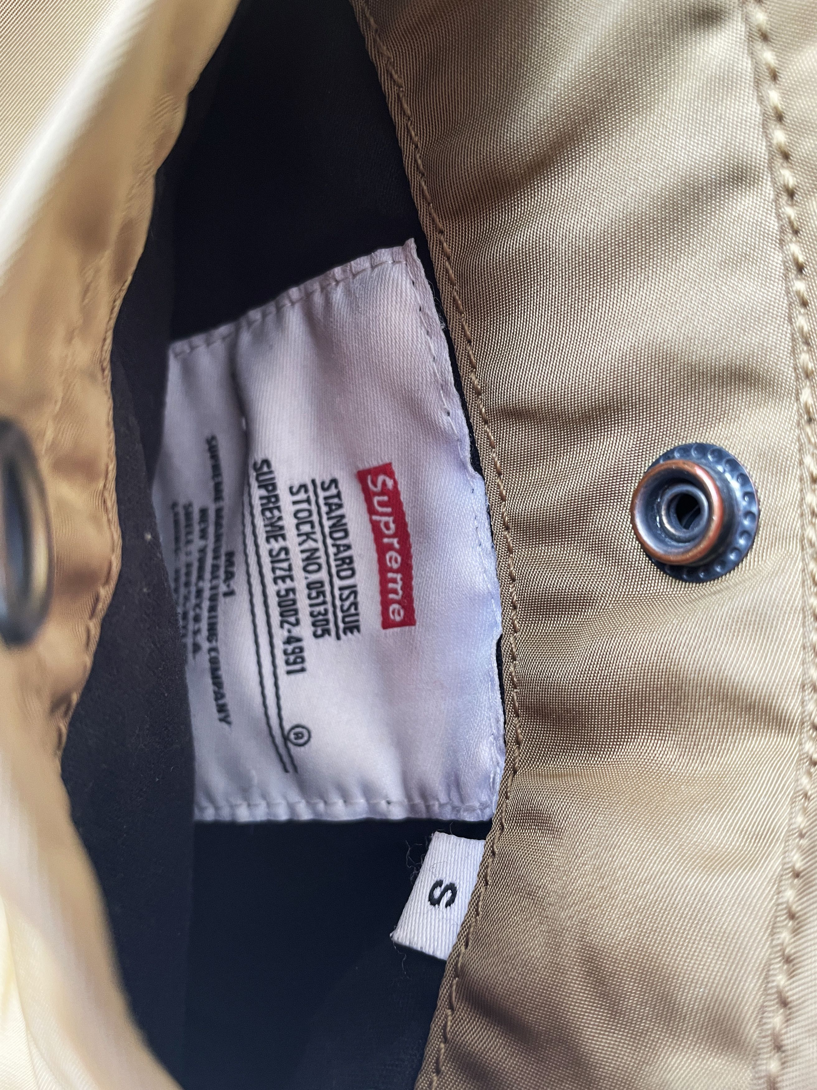Supreme SS14 MA-1 "Blood Chit" bomber jacket Size US S / EU 44-46 / 1 - 4 Thumbnail