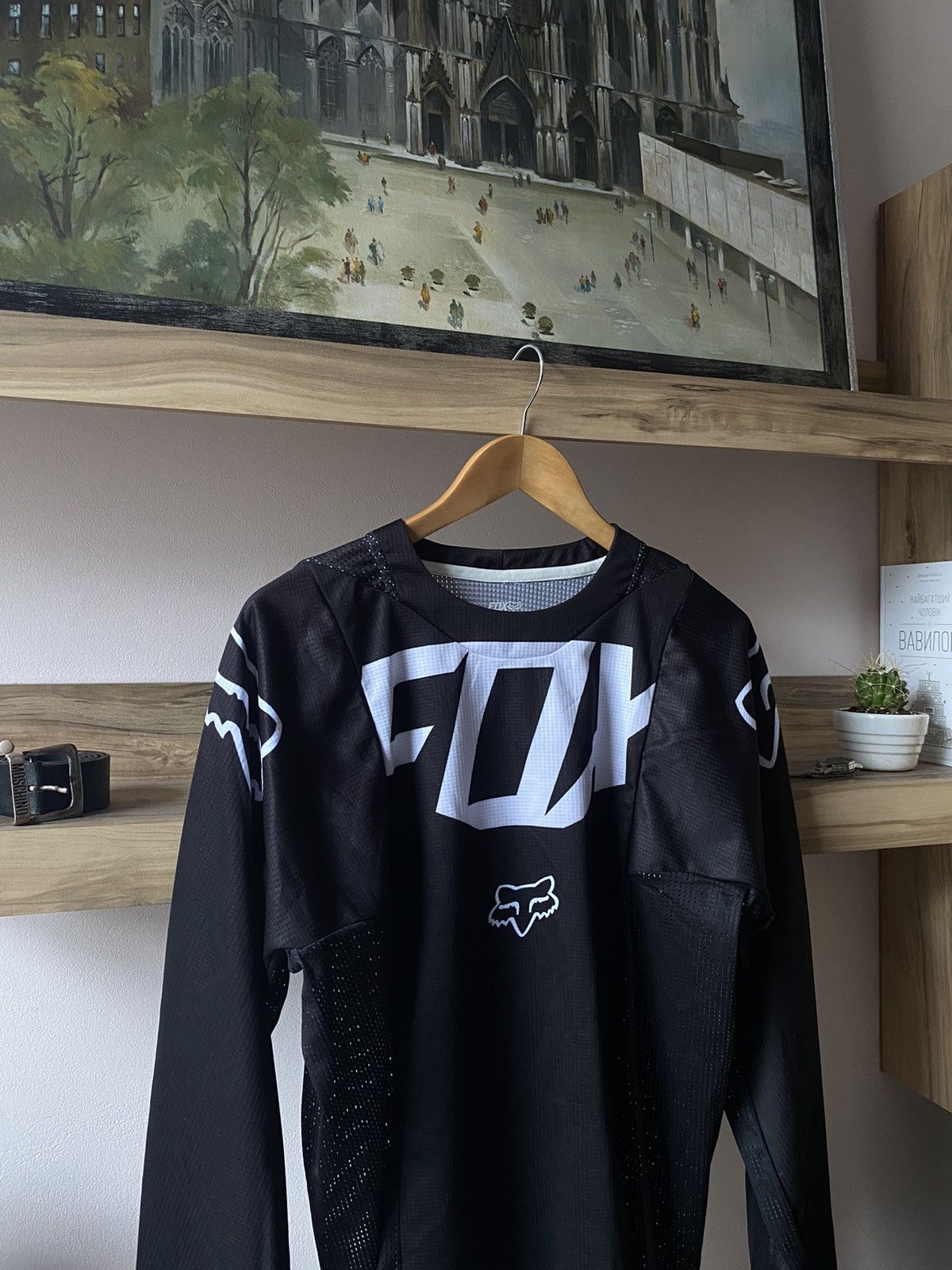 BKE × Fox Racing Fox Racing 360 Motor Long Sleeve Size S black Meshed Back Size US S / EU 44-46 / 1 - 3 Thumbnail