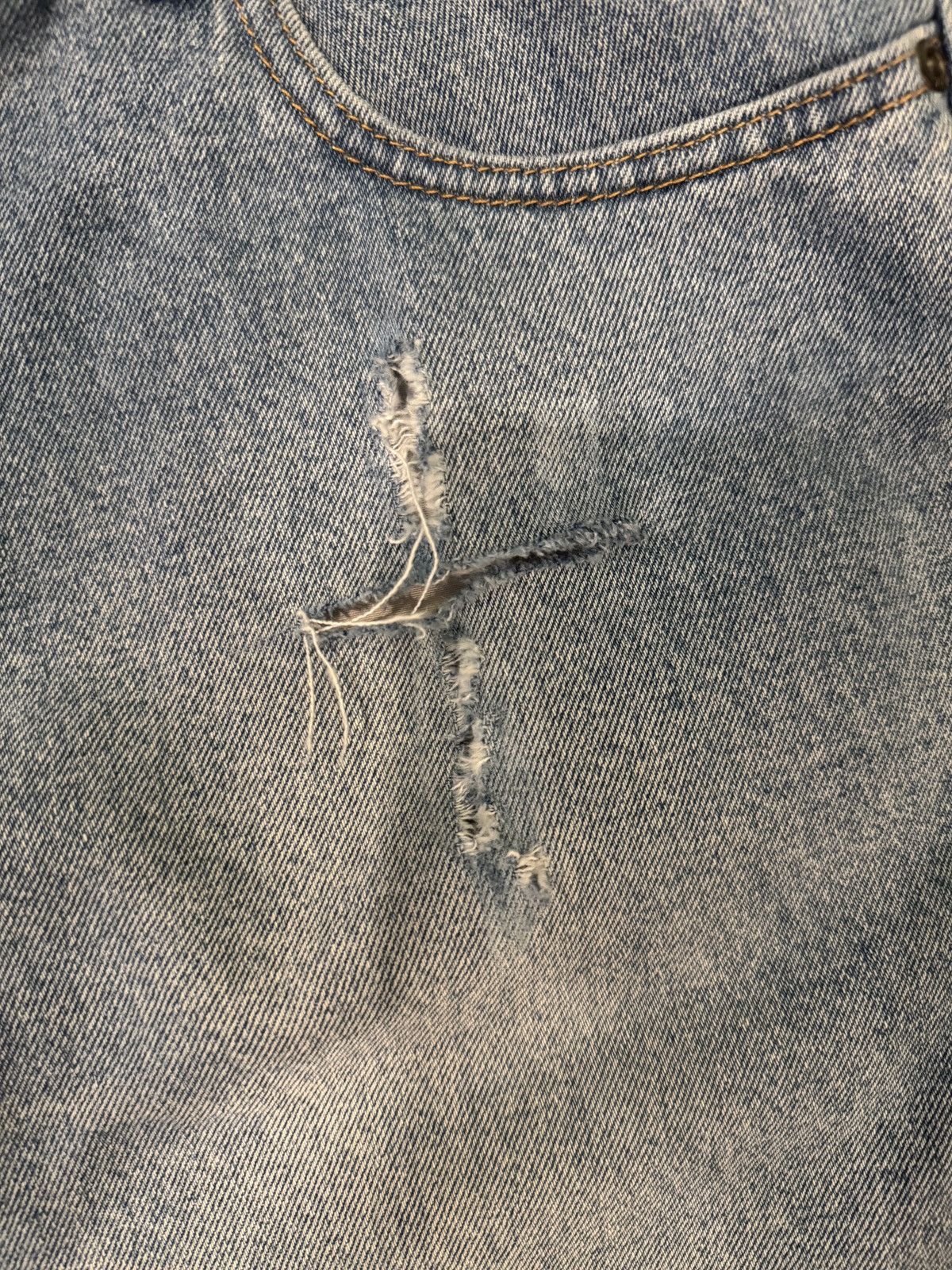 Other Distressed Flared Blue Jeans Size US 36 / EU 52 - 4 Thumbnail