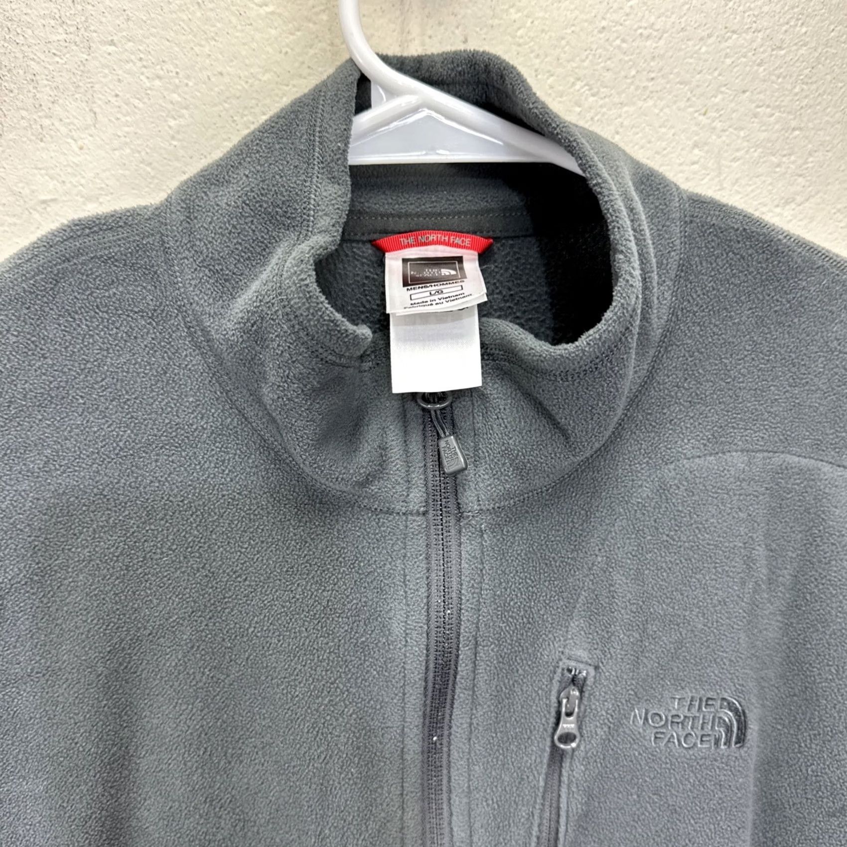The North Face The North Face Jacket Mens Gray Fleece Jacket Full Zip Sweater Pockets Outdoor L Size US L / EU 52-54 / 3 - 4 Thumbnail