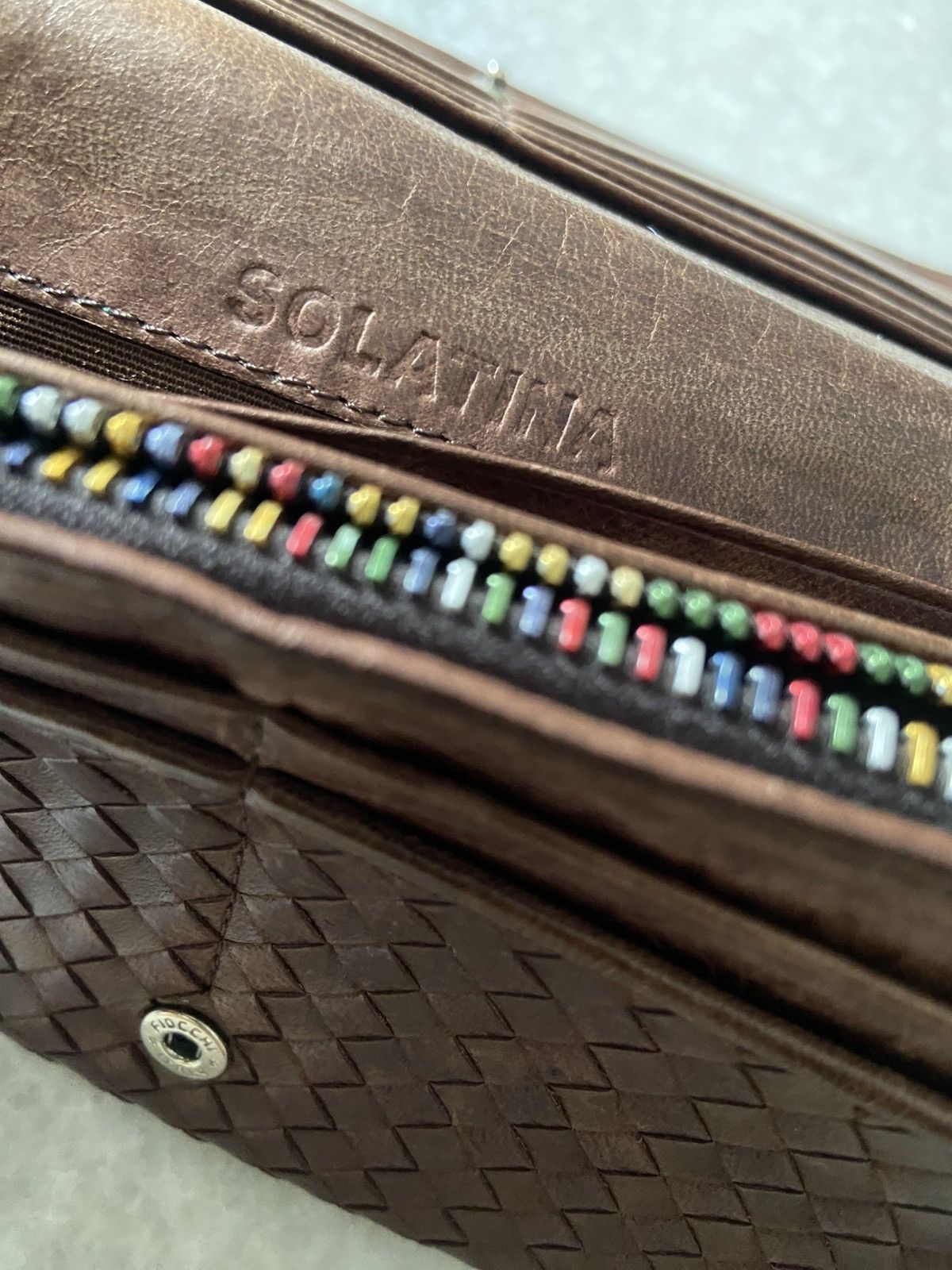 Japanese Brand Solatina Leather Long Wallet Size ONE SIZE - 9 Thumbnail