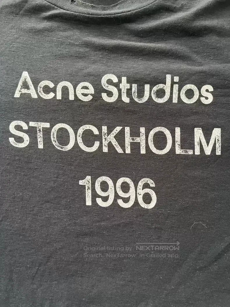 Acne Studios Acne Studios 1996 series letter print round neck short sle Size US M / EU 48-50 / 2 - 3 Thumbnail