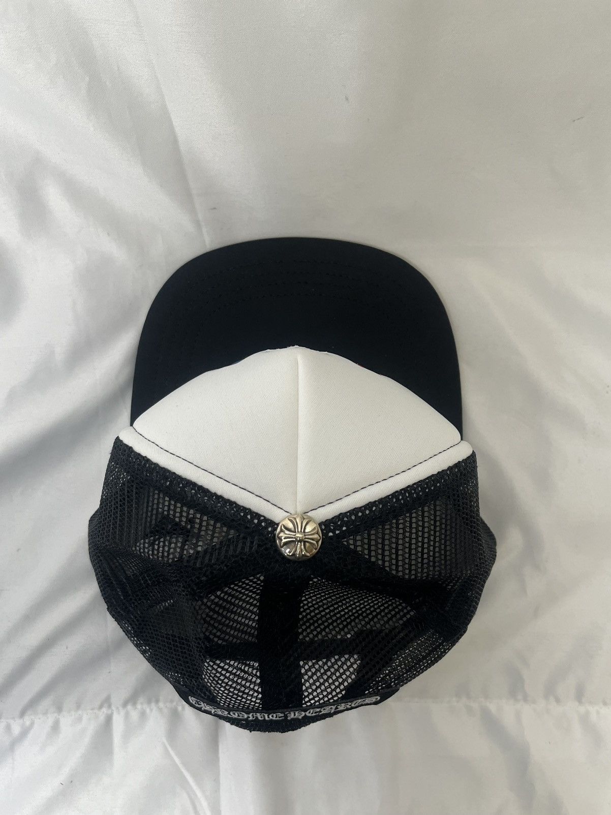 Chrome Hearts Chrome Hearts Triple Cross Red/White/Blue Trucker Hat Size ONE SIZE - 5 Thumbnail