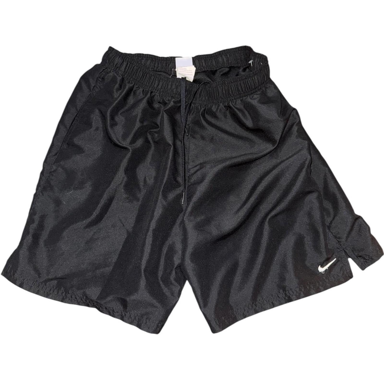 Nike VTG Y2K Nike Black Athletic Shorts Dri-Fit Rare Sz L Size US 34 / EU 50 - 1 Thumbnail