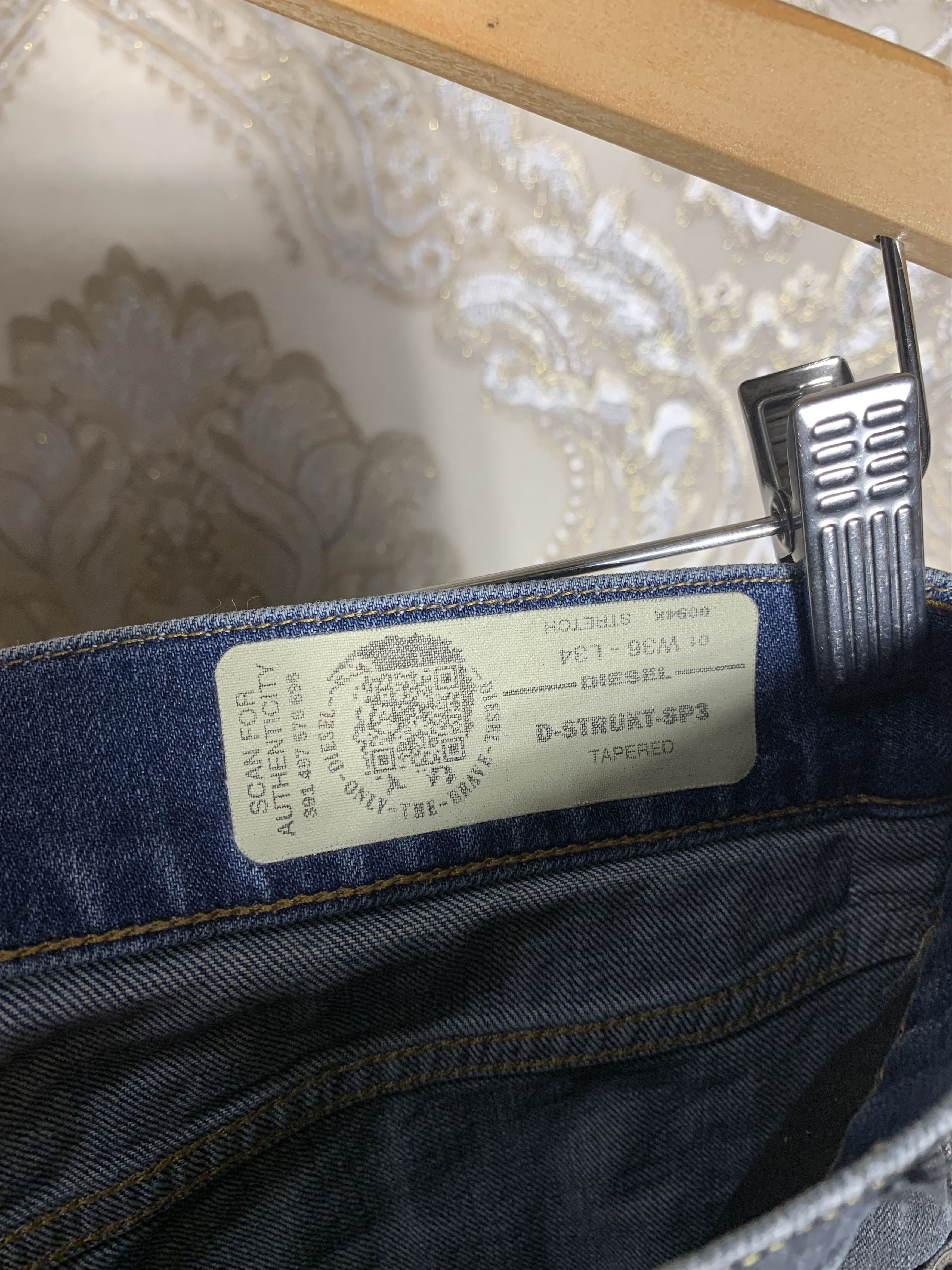 Diesel VINTAGE DIESEL INDUSTRY DENIM DIVISION DESIGNER JEANS CASUAL Size US 36 / EU 52 - 7 Thumbnail
