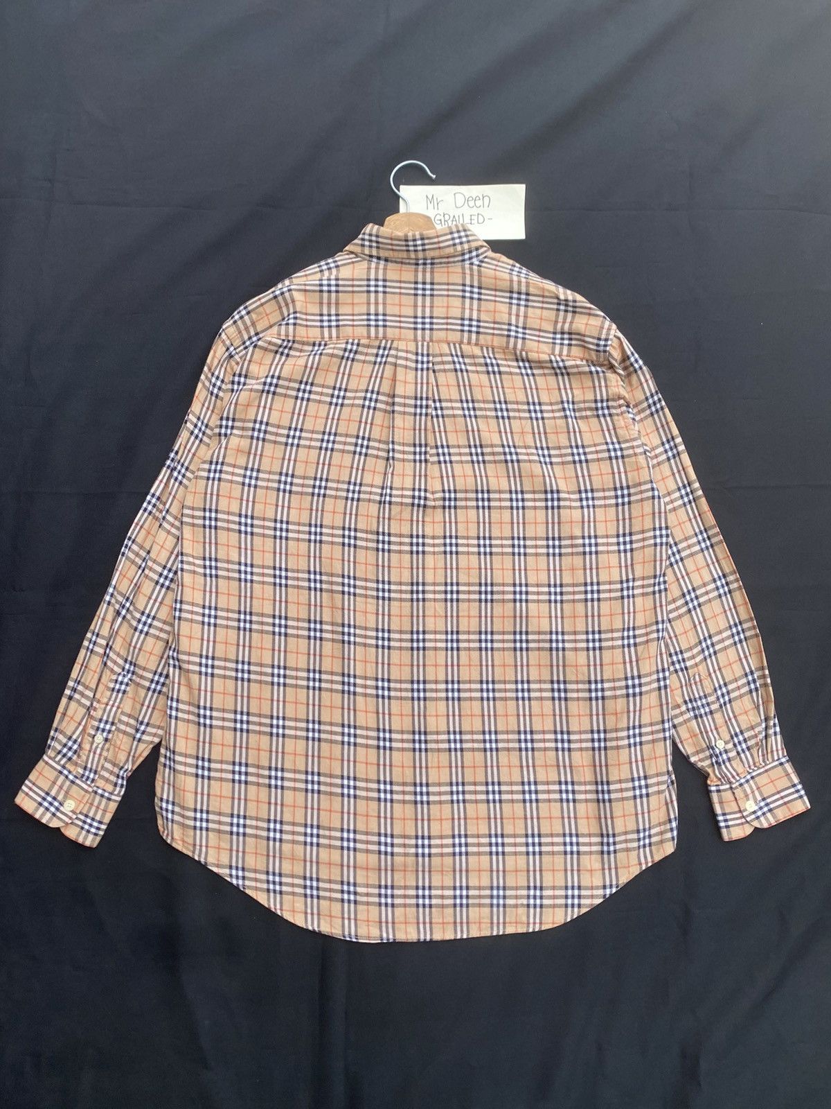 Burberry Rare Vintage Burberry Longsleeve Buttons Checkered Shirt Size US L / EU 52-54 / 3 - 18 Thumbnail