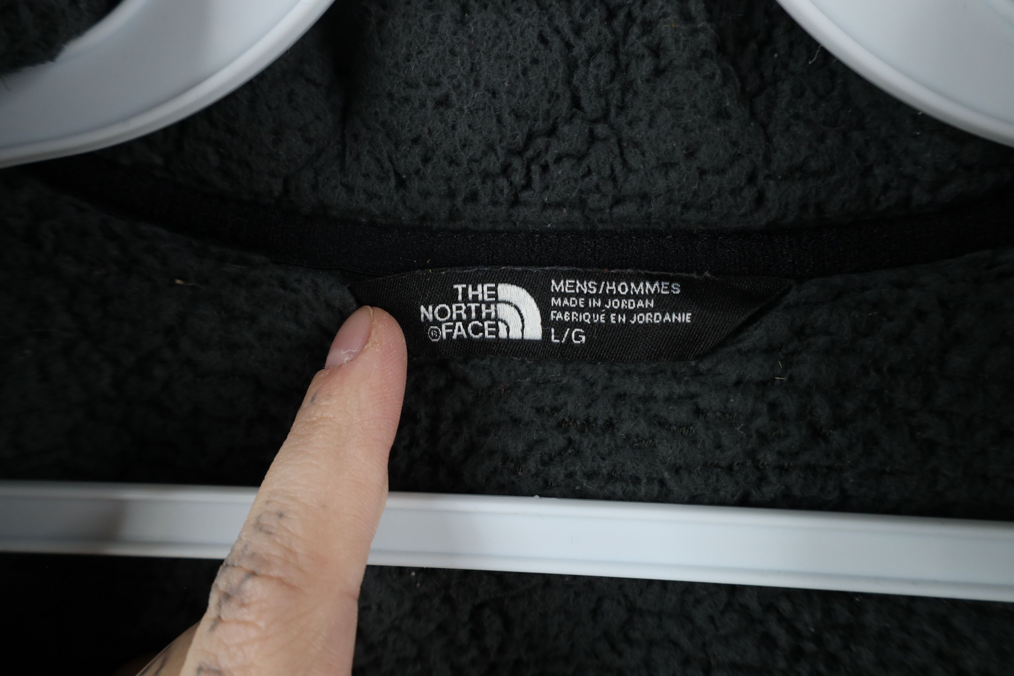 The North Face × Vintage The North Face Spell Out Groveland Sherpa Fleece Sweater Size US L / EU 52-54 / 3 - 6 Thumbnail