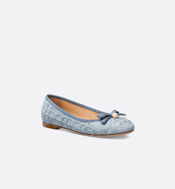 Dior o1w1db10625 Dior Ballet Flats in Pastel Blue Size US 10 / IT 40 - 2 Thumbnail
