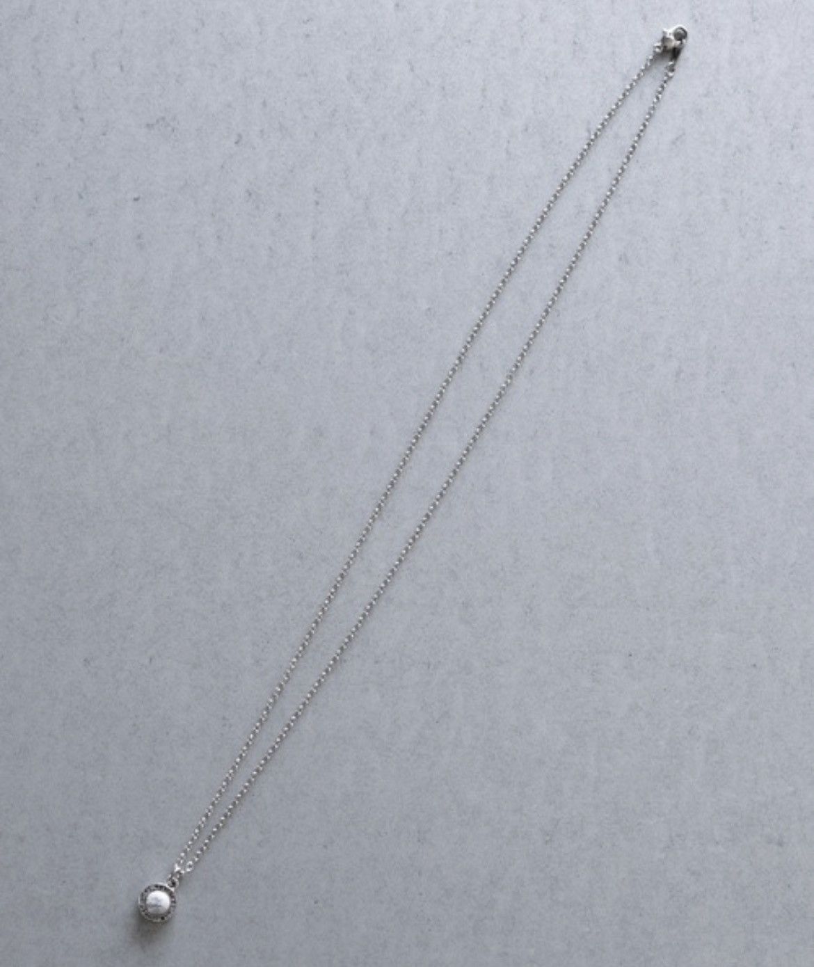 Number (N)ine Number Nine ROUND LOGO STONE CHARM NECKLACE Size ONE SIZE - 4 Thumbnail