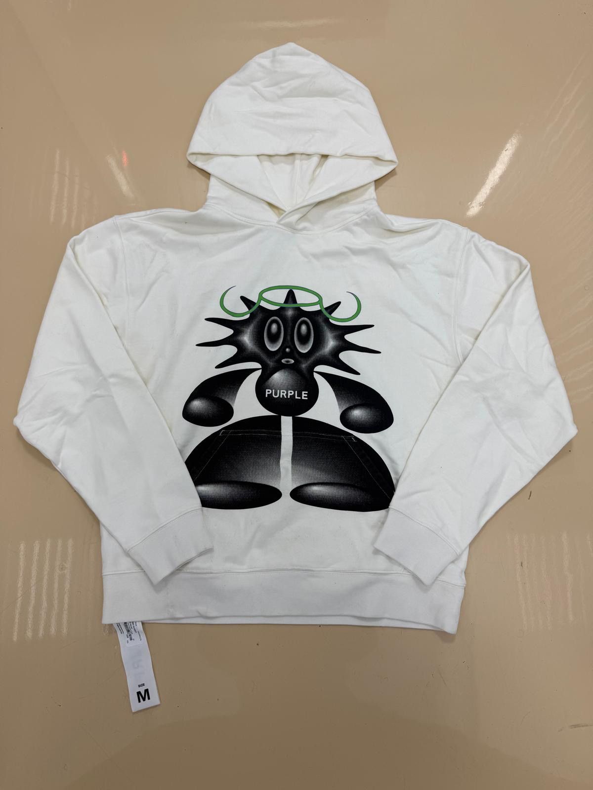 Purple Brand White Logo Hoodie