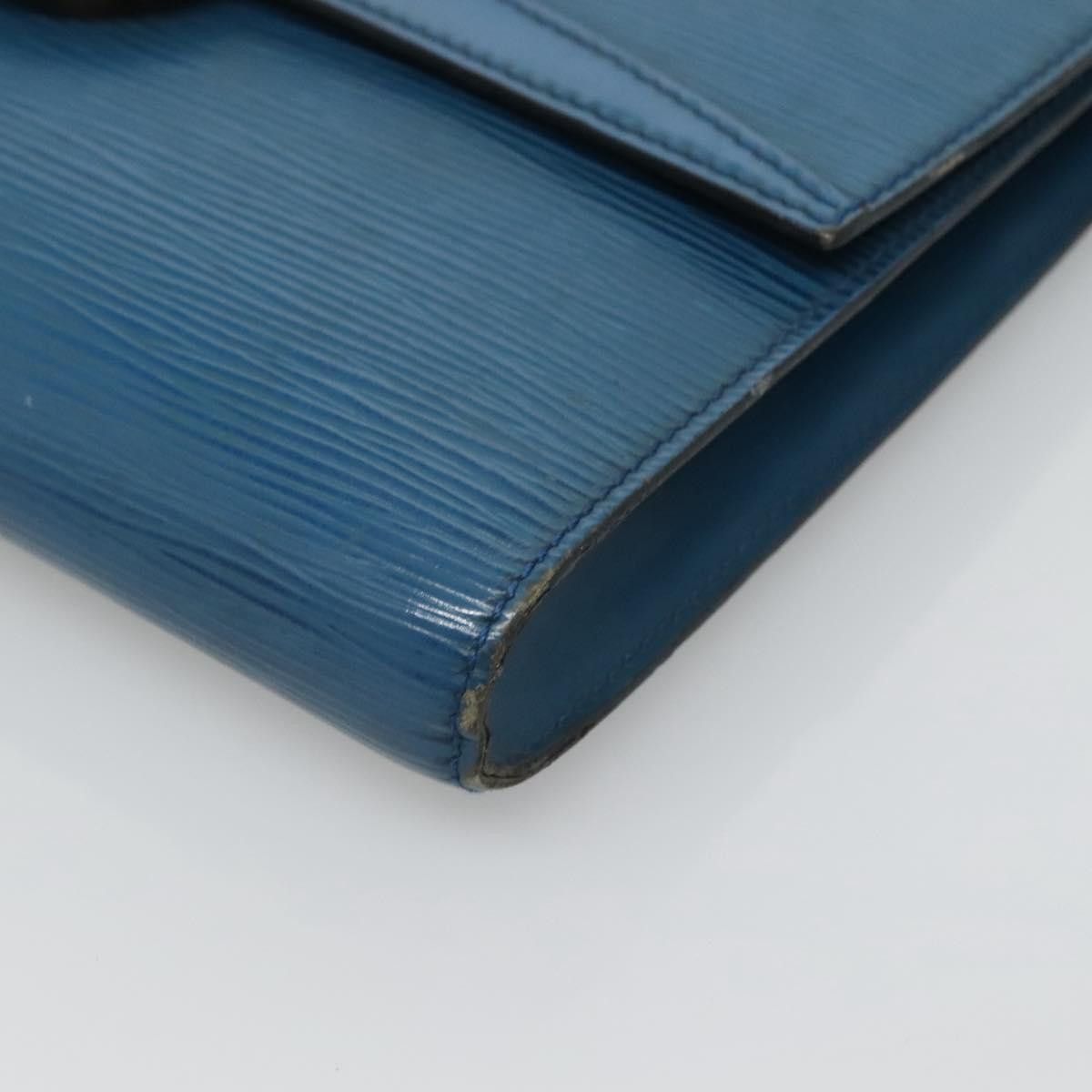 Louis Vuitton LOUIS VUITTON Epi Pochette Arche Shoulder Bag Blue M52575 Size ONE SIZE - 9 Thumbnail