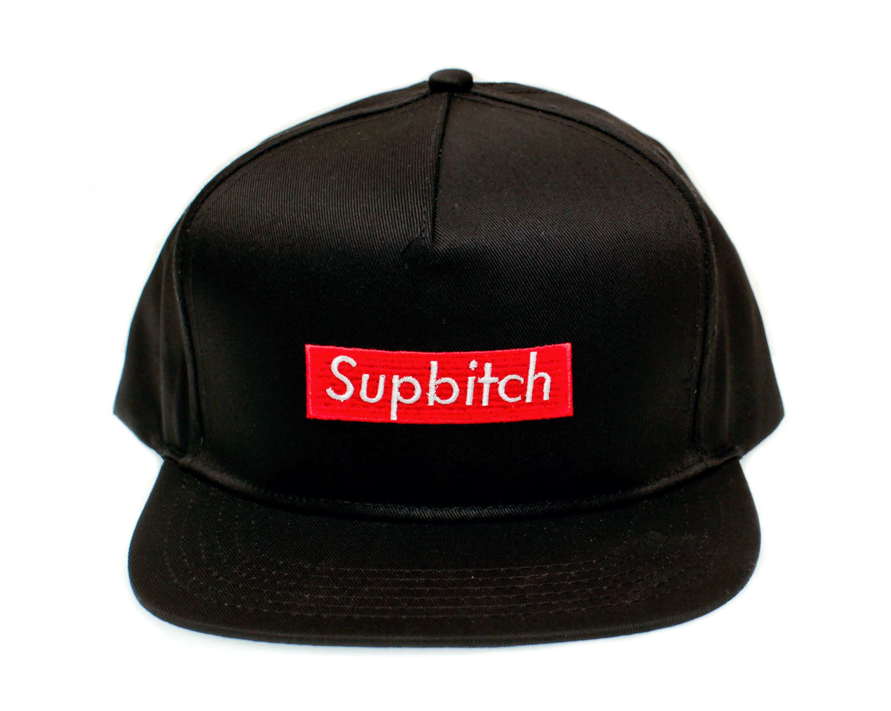 Other Supbitch Funny Hat One Size Flat Bill Cap Unisex Black Size ONE SIZE - 1 Thumbnail