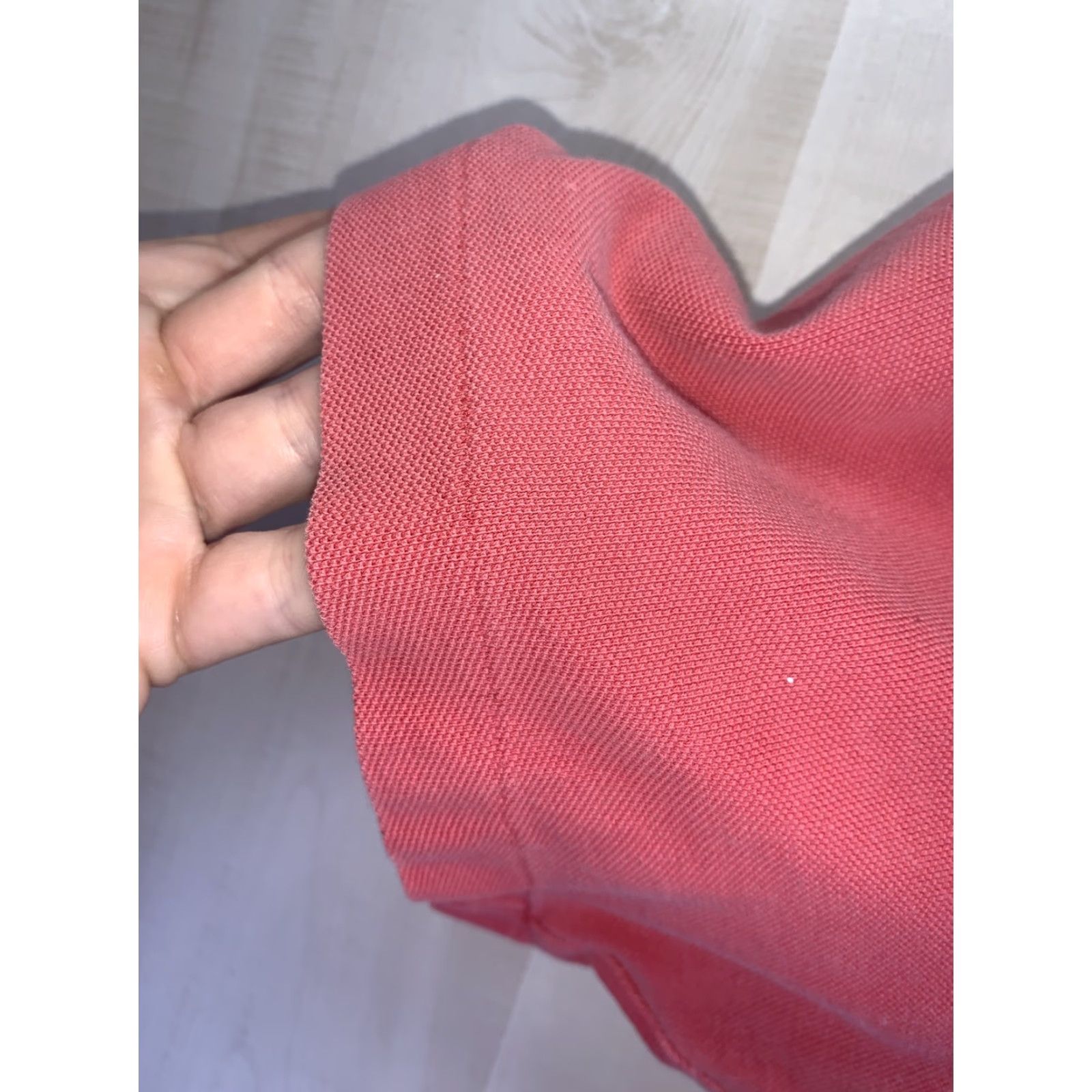 Polo Ralph Lauren VINTAGE Ralph Lauren Polo Shirt Mens M Red 1990s Single Stitch T Shirt Short Sleeve Cotton Polo Sportswear/Beach Men Size US M / EU 48-50 / 2 - 5 Thumbnail