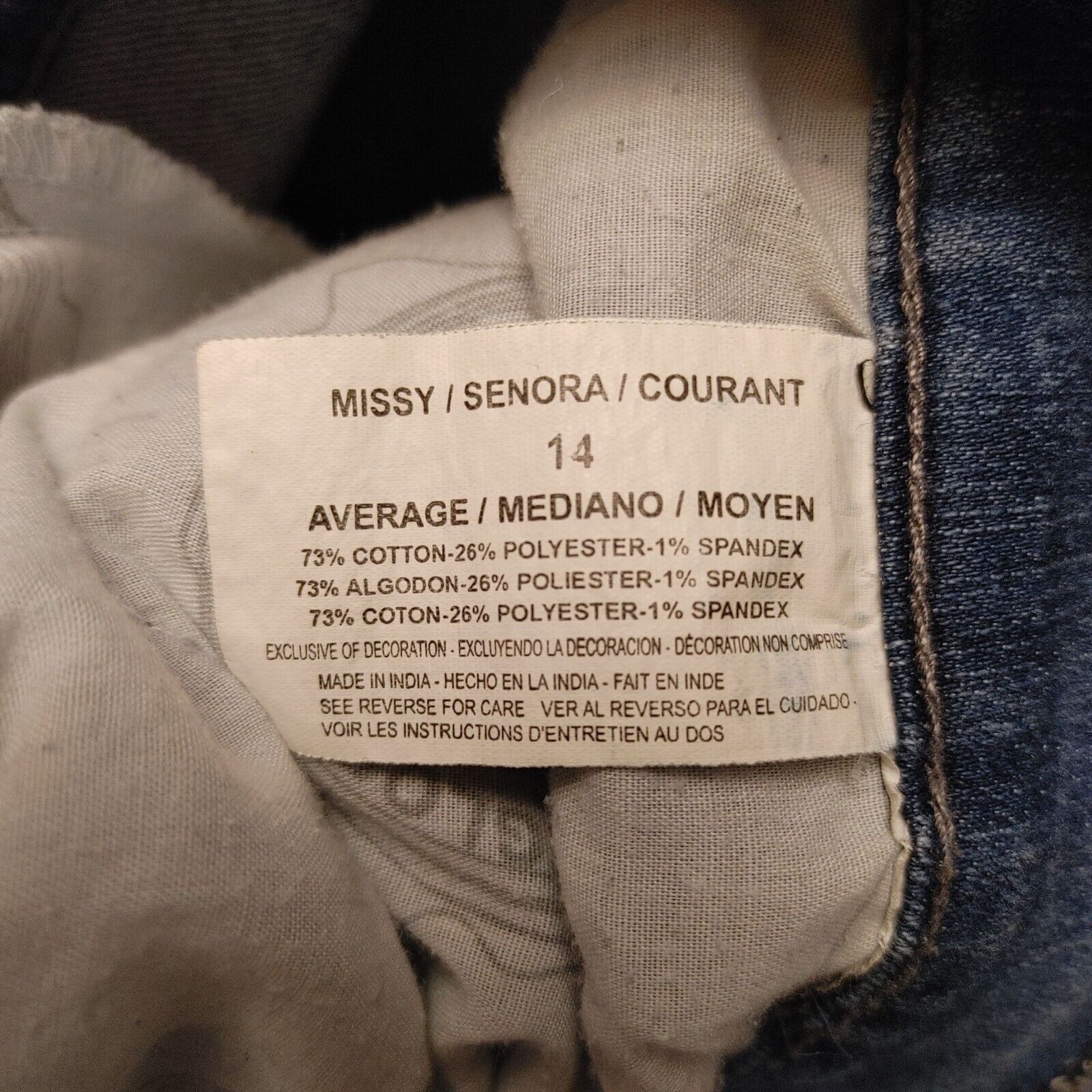 Gloria Vanderbilt Gloria Vanderbilt Women's Medium Wash Blue Missy Straight Size 36" / US 14 / IT 50 - 4 Thumbnail