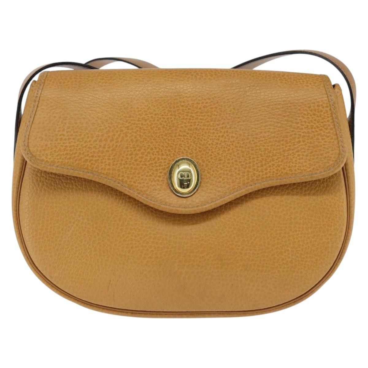 Dior Christian Dior Vintage CD Logo Shoulder Bag Leather Size ONE SIZE - 1 Thumbnail