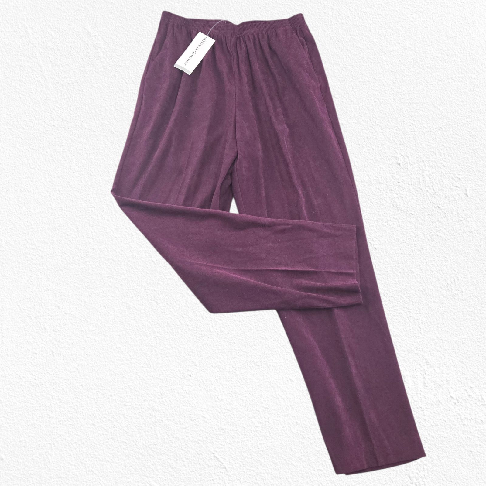 Other Alfred Dunner Deer Valley Pull On Pants Cranberry Size 14 Size 36" / US 14 / IT 50 - 8 Thumbnail