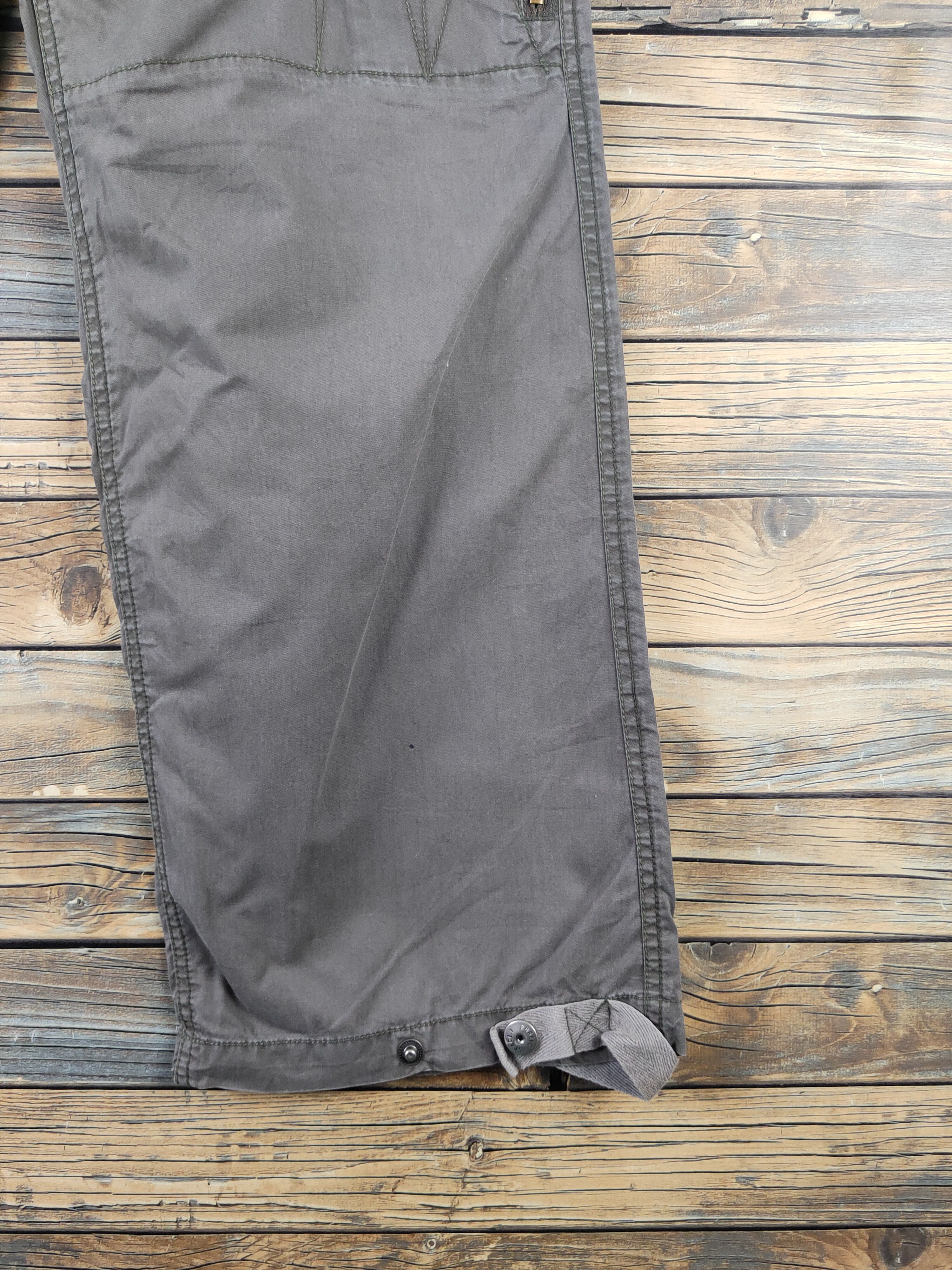 Japanese Brand DL Public Space 1 Olive Multipocket Cargo Pants #1322 Size US 34 / EU 50 - 6 Thumbnail