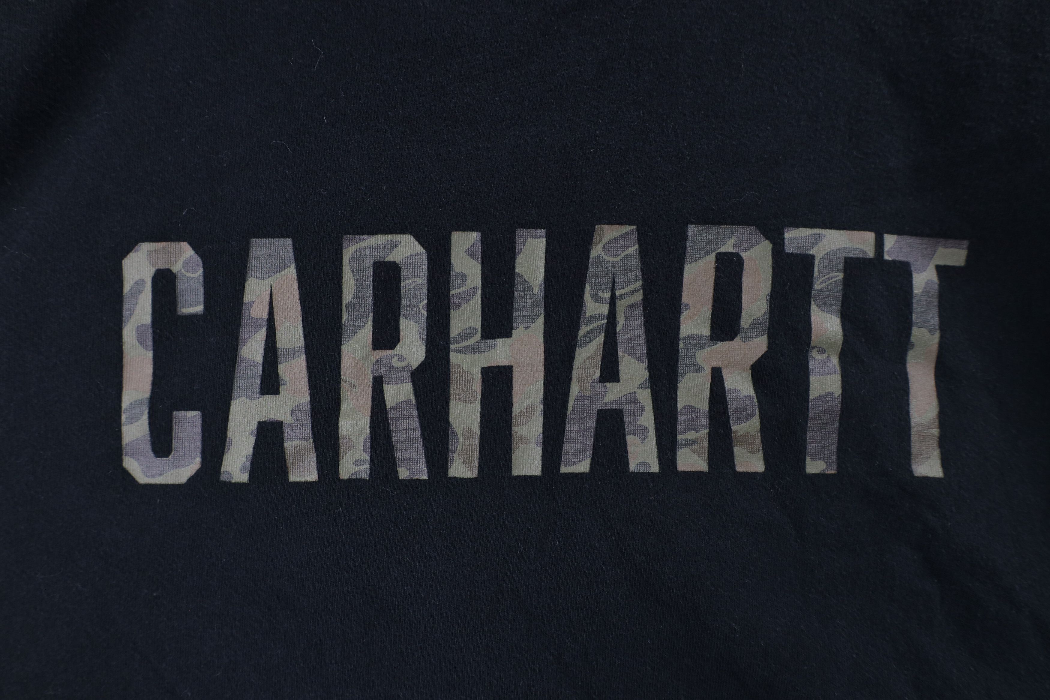 Carhartt × Vintage Vintage Carhartt Spell Out Camouflage Short Sleeve T-Shirt Size US L / EU 52-54 / 3 - 4 Thumbnail
