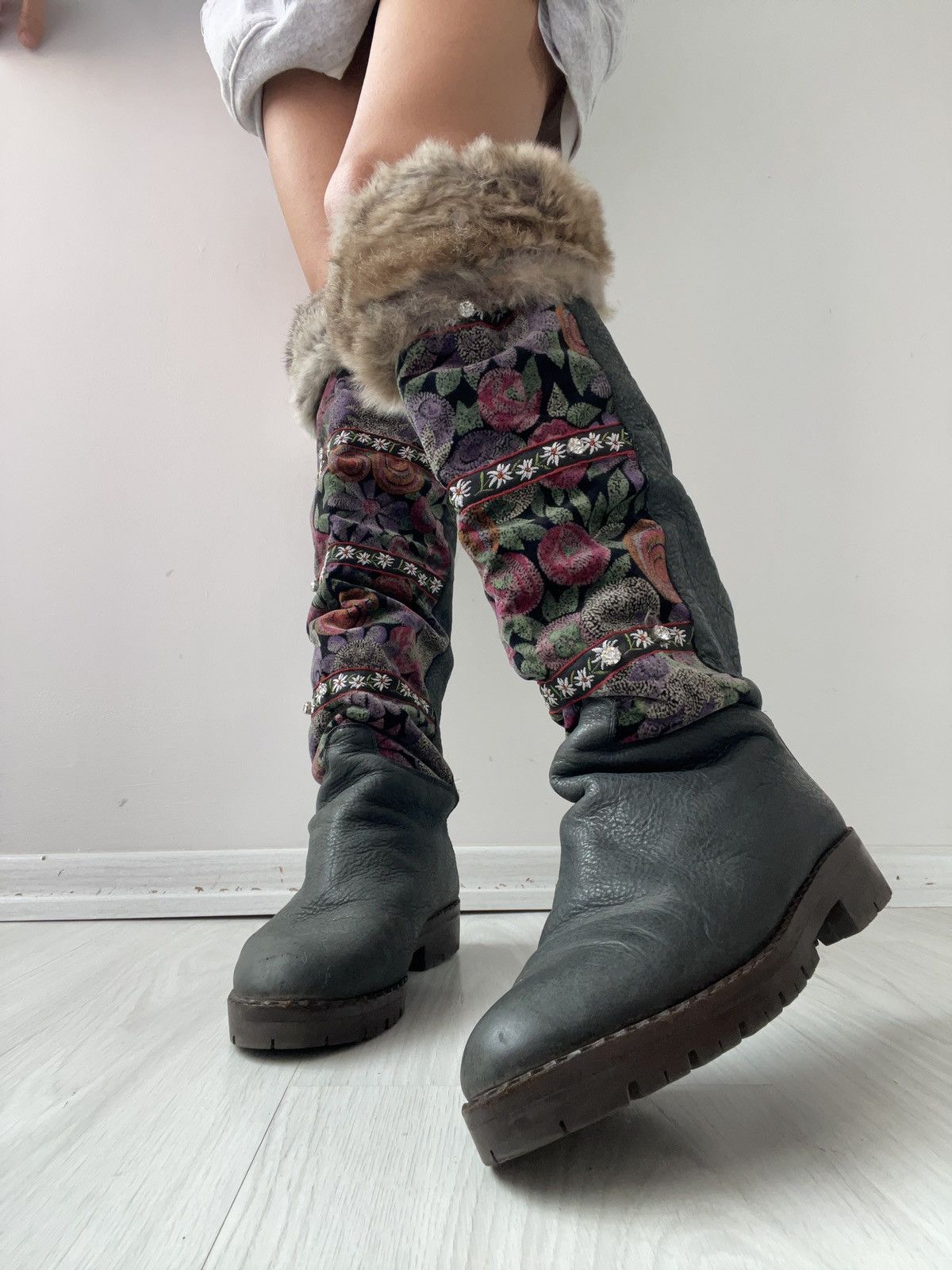 Vintage Vintage leather boots Size US 9 / IT 39 - 2 Thumbnail