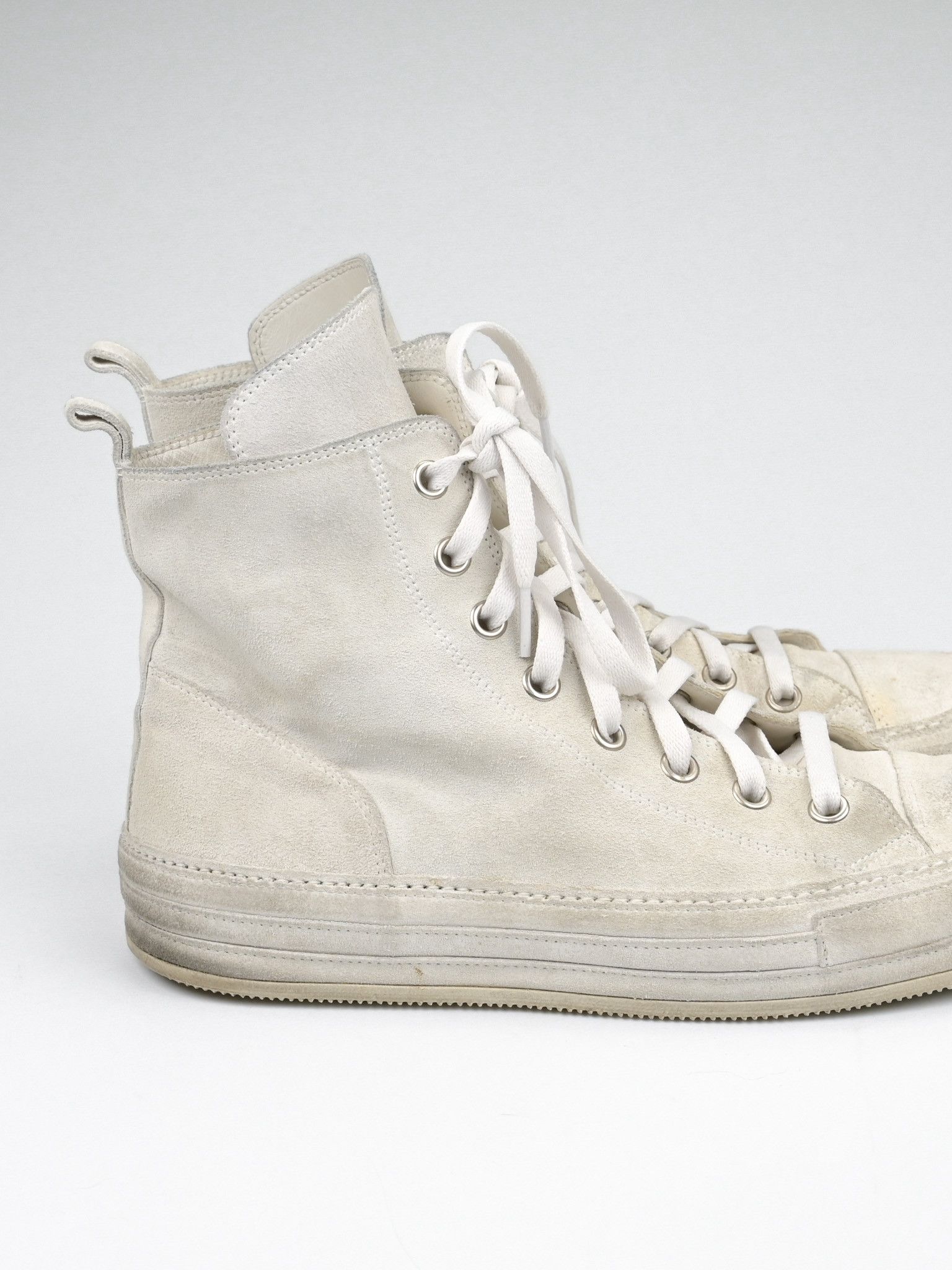 Ann Demeulemeester Orvo High Top Suede Leather Sneakers Size US 9 / EU 42 - 11 Thumbnail